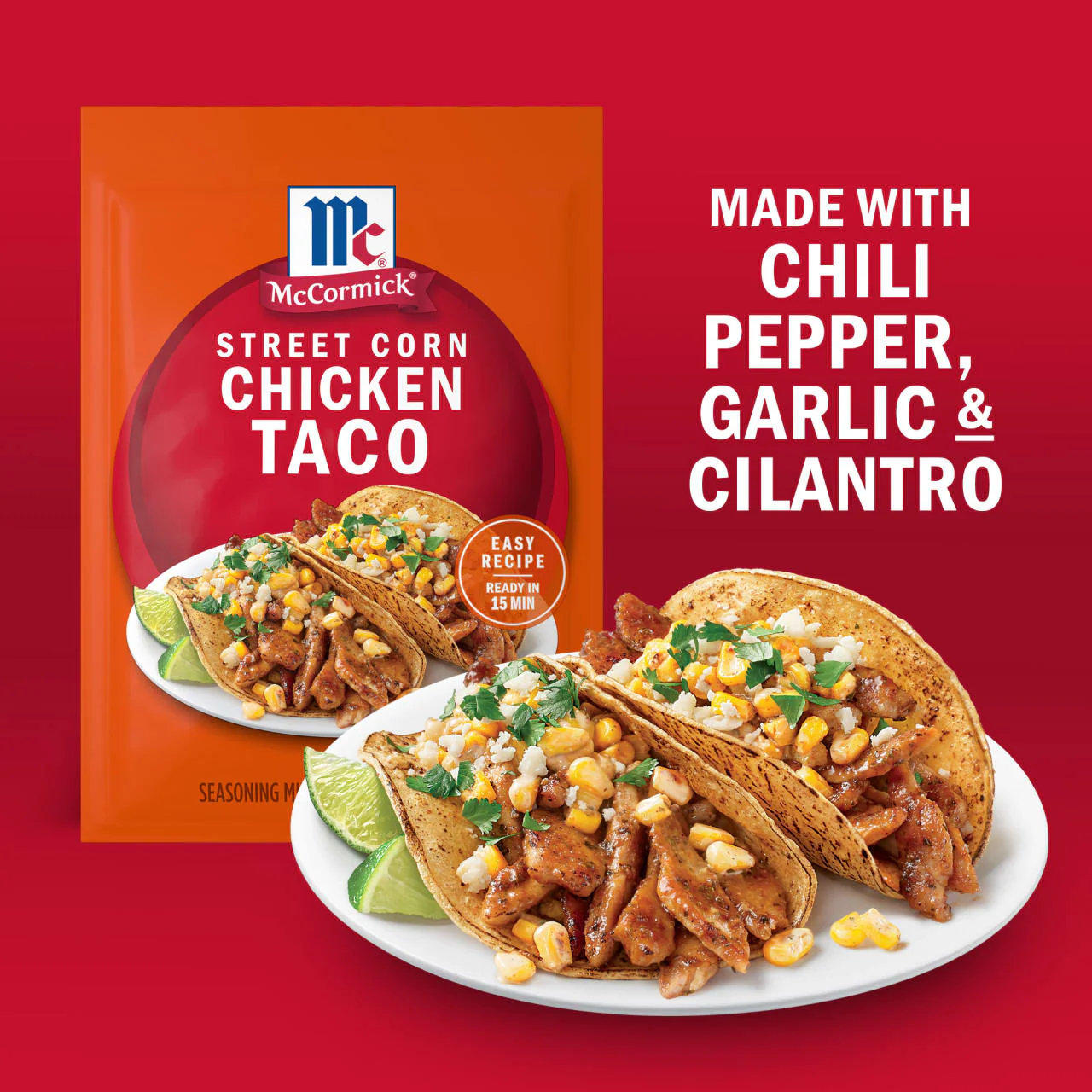 McCormick® Mexican Style Street Corn Taco Seasoning Mix, 1 oz - Image 4