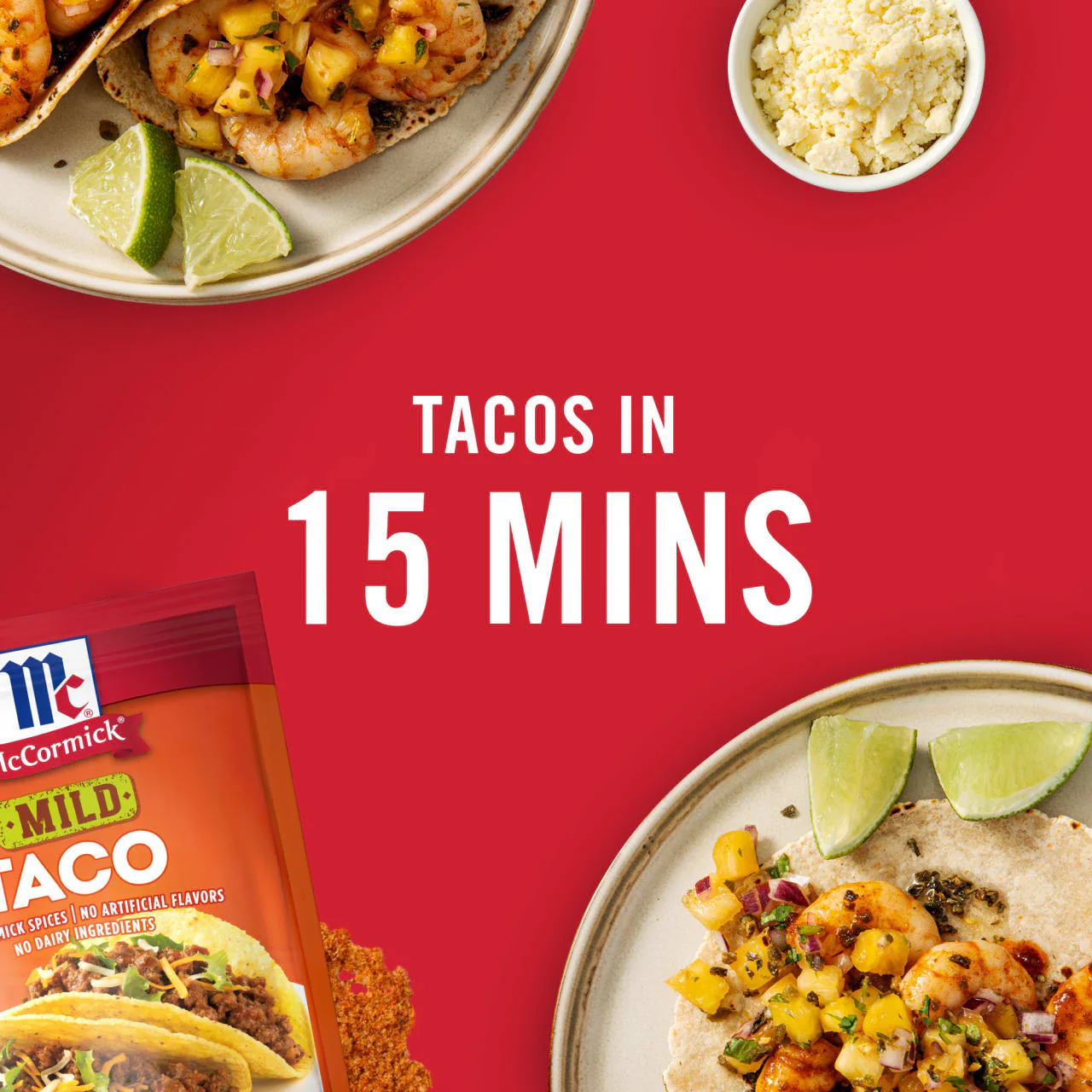 McCormick® Mild Taco Seasoning Mix, 1 oz (6-Pack) - Image 14