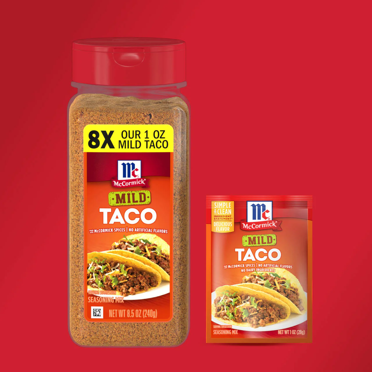 McCormick® Mild Taco Seasoning Mix, 1 oz (6-Pack) - Image 19