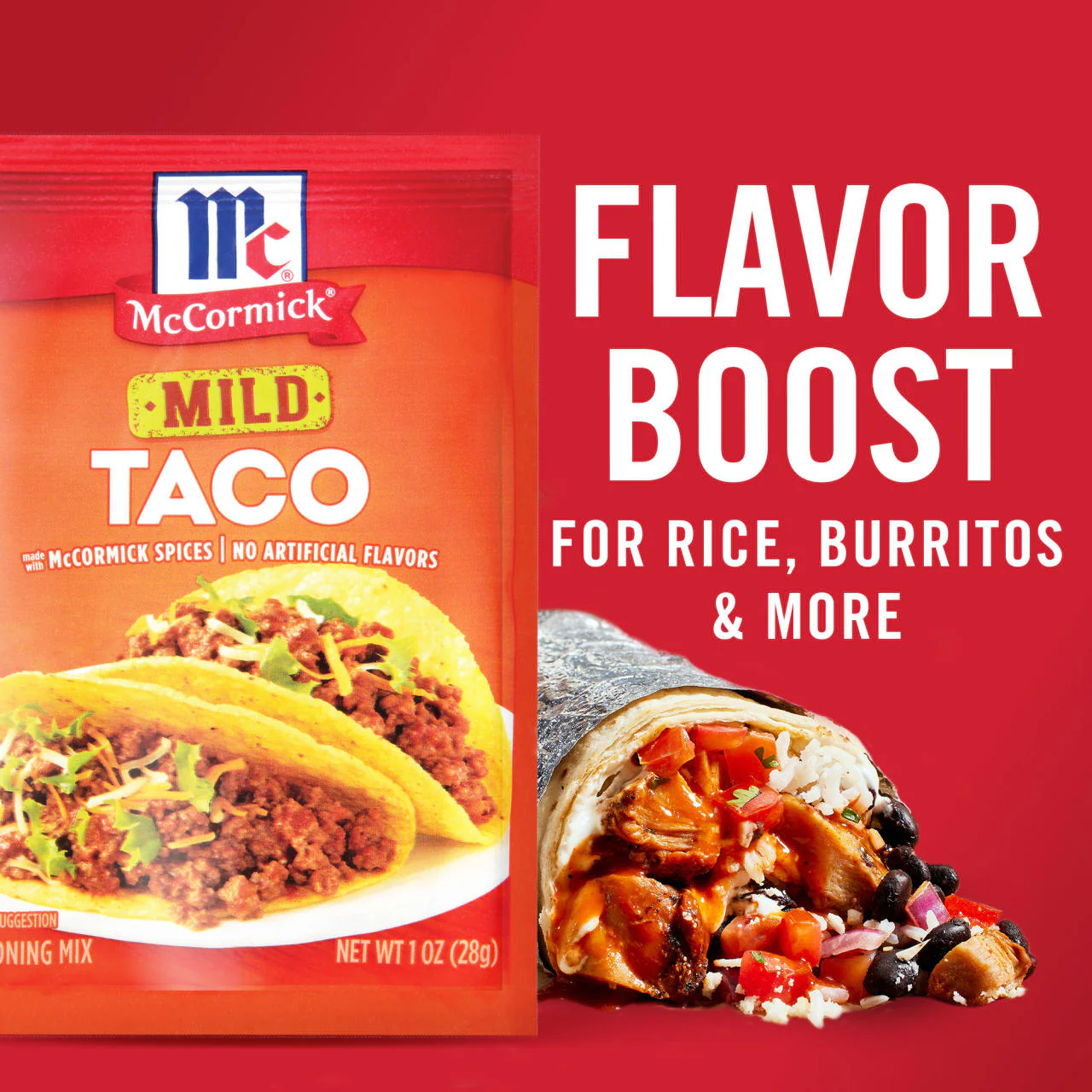 McCormick® Mild Taco Seasoning Mix, 1 oz (6-Pack) - Image 4