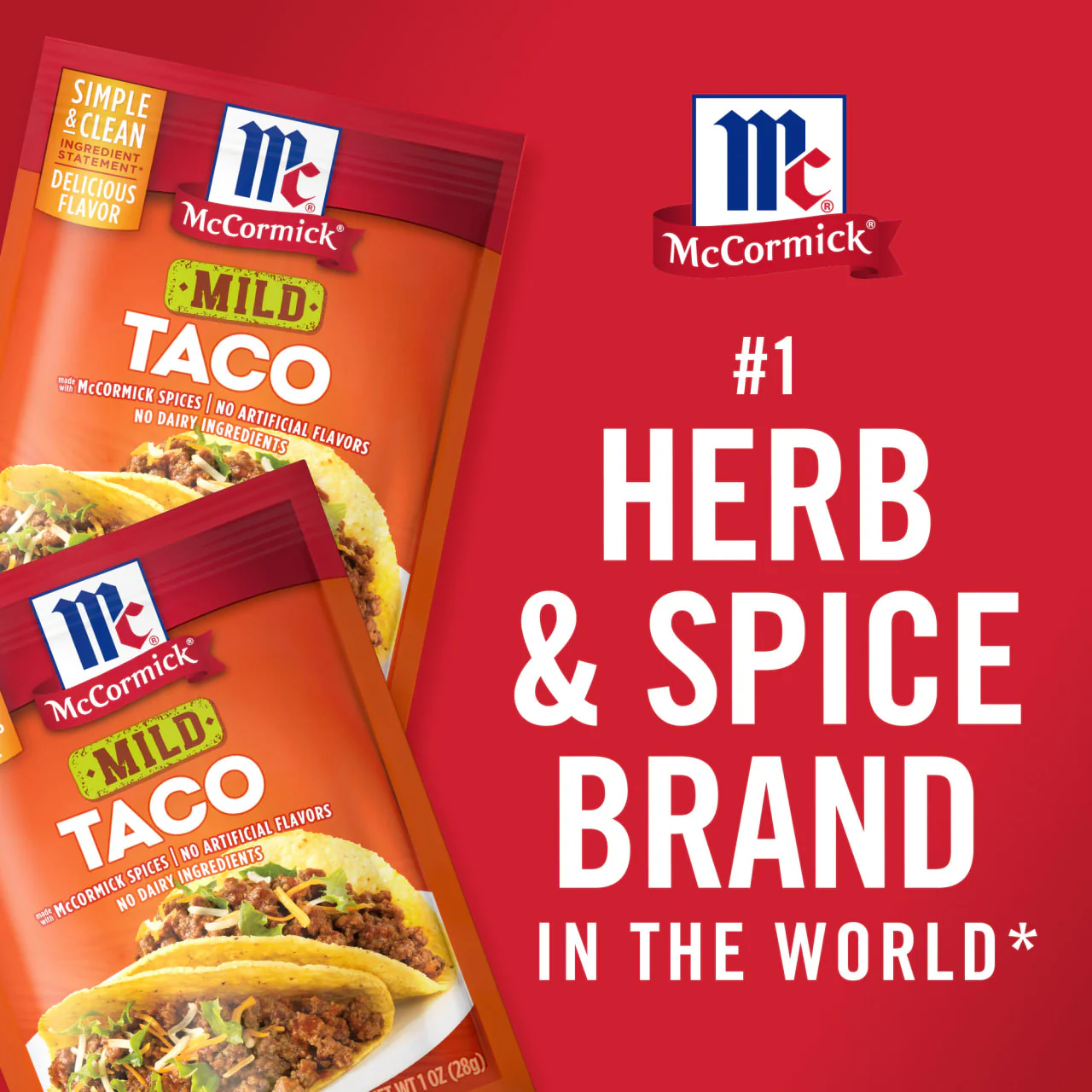 McCormick® Mild Taco Seasoning Mix, 1 oz (6-Pack) - Image 8