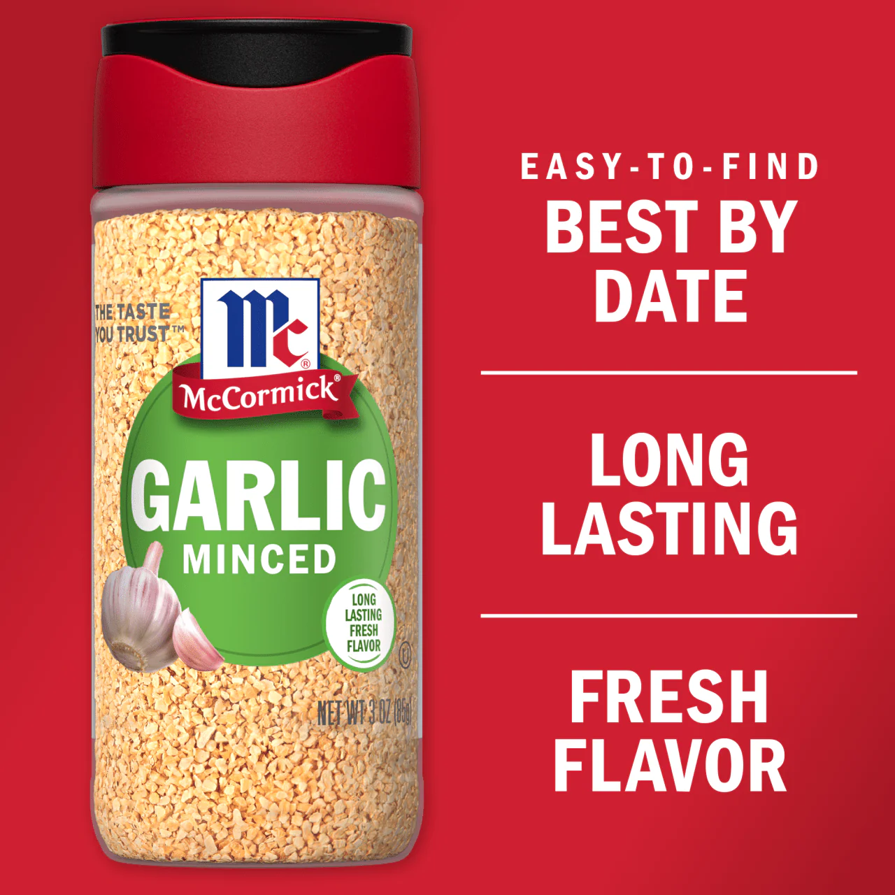 McCormick® Minced Garlic, 3 oz - Image 5