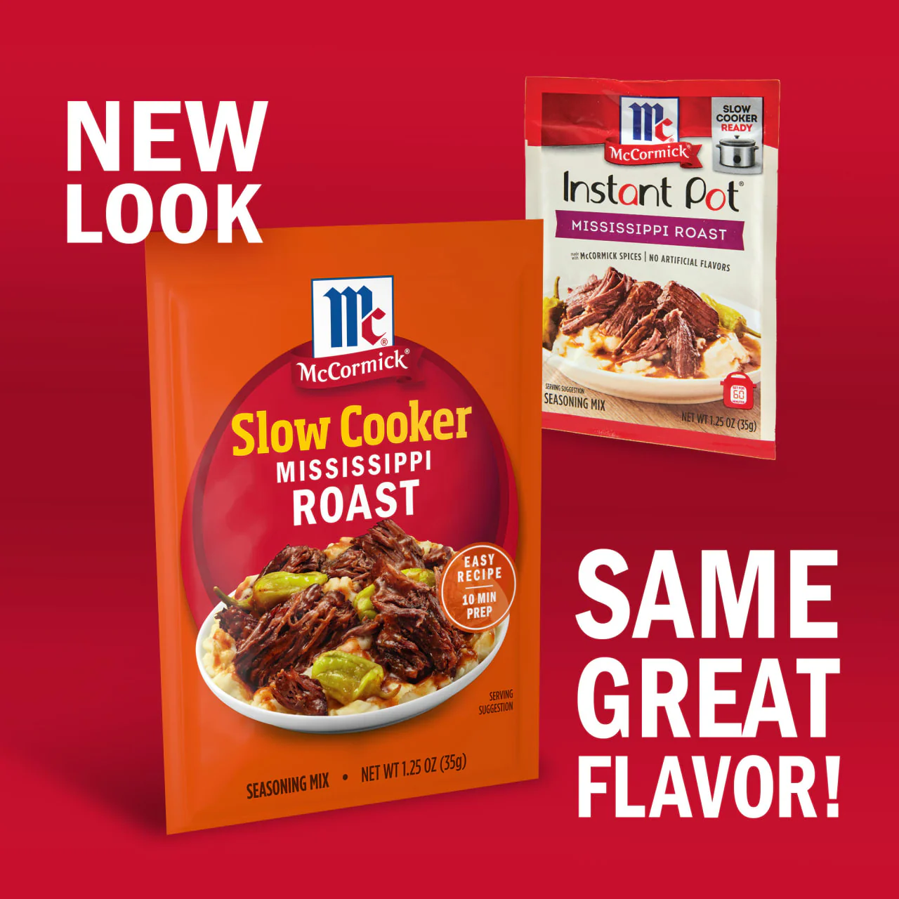 McCormick® Mississippi Roast Instant Pot Seasoning Mix, 1.25 oz (6-Pack) - Image 3