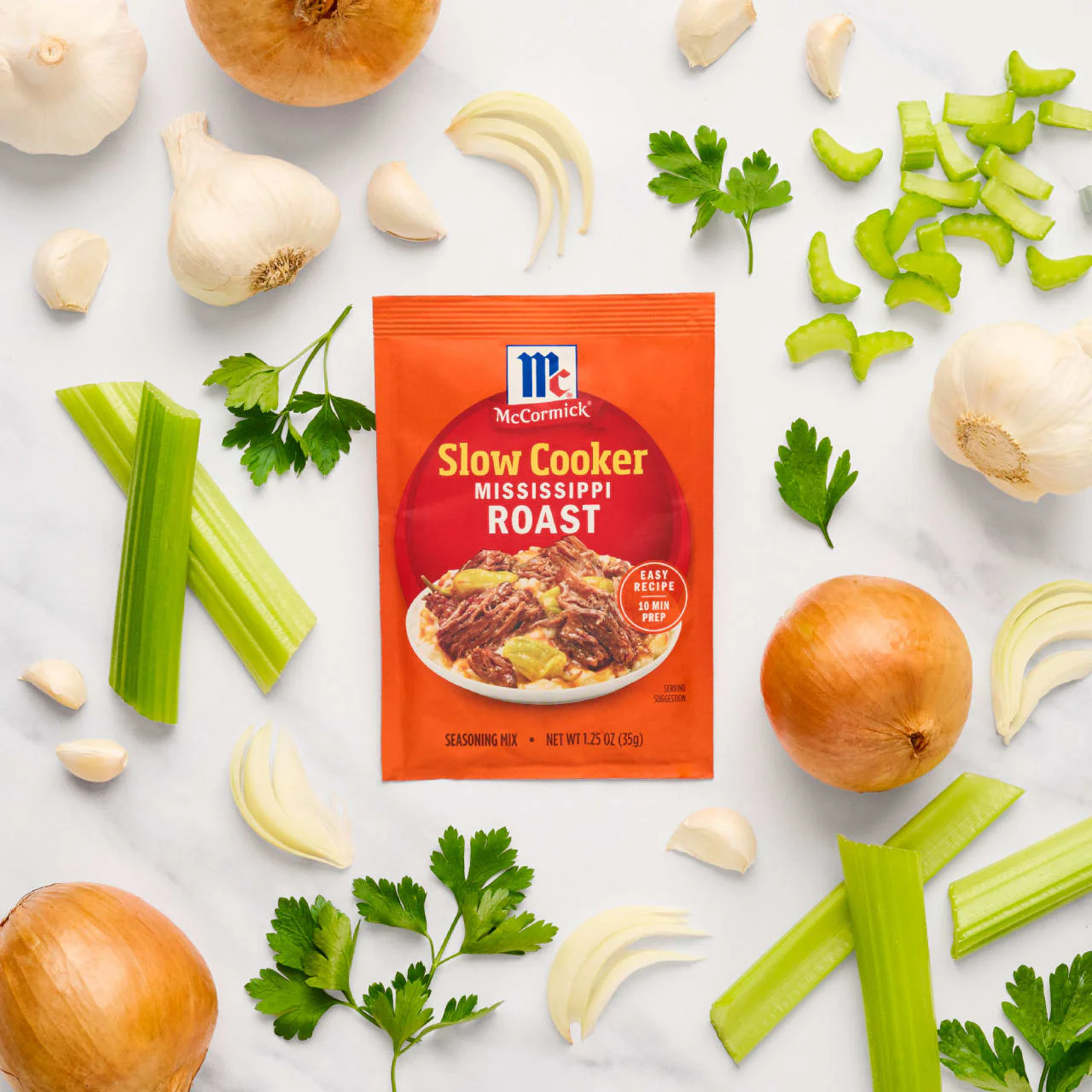 McCormick® Mississippi Roast Instant Pot Seasoning Mix, 1.25 oz (6-Pack) - Image 8