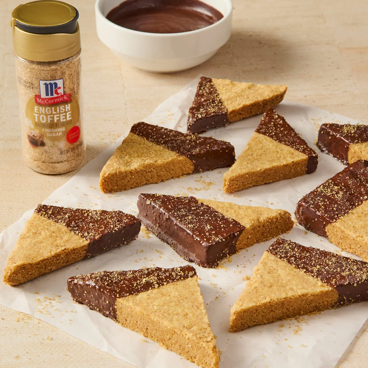 McCormick® Naturally Flavored English Toffee Finishing Sugar, 3.7 oz - Image 15