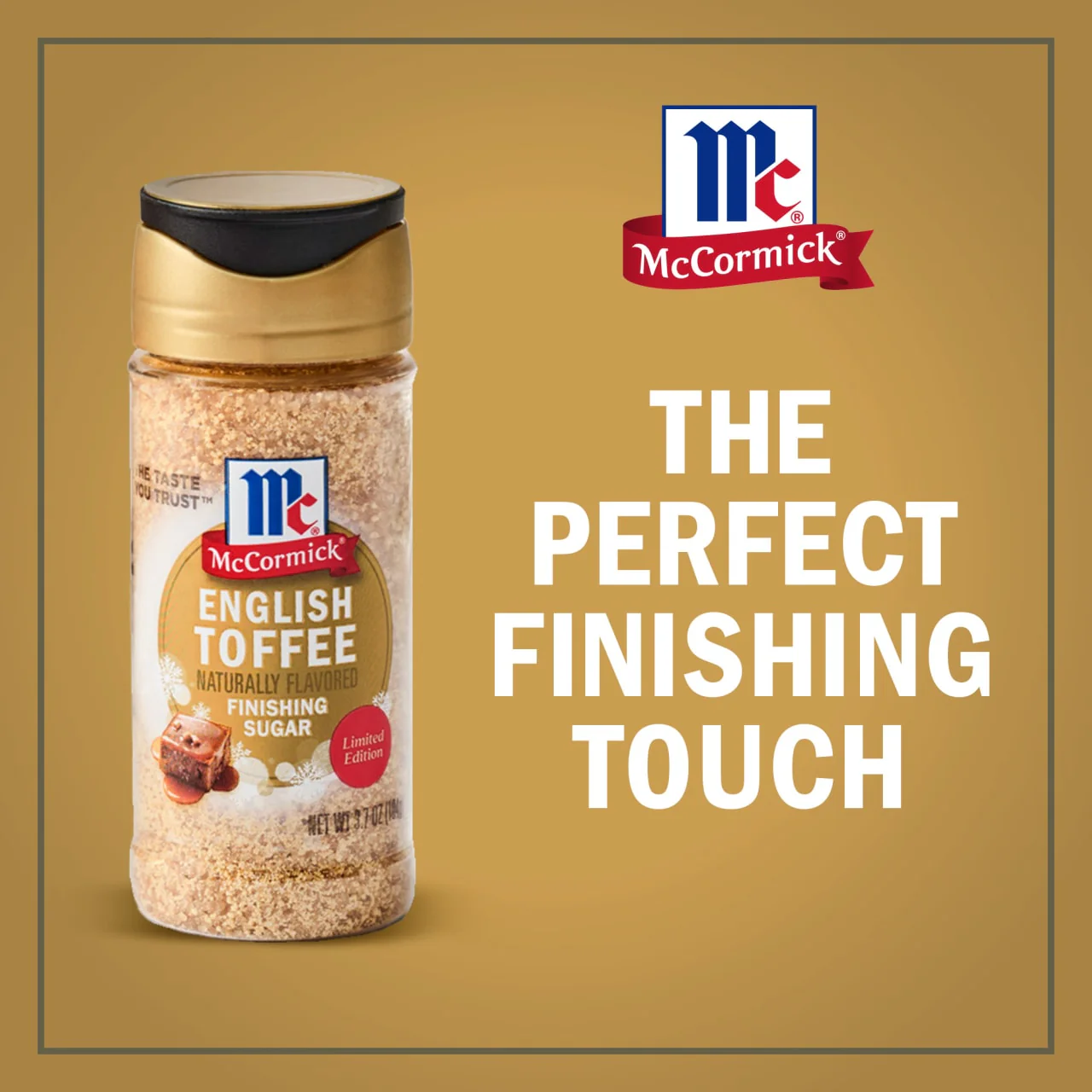 McCormick® Naturally Flavored English Toffee Finishing Sugar, 3.7 oz - Image 18