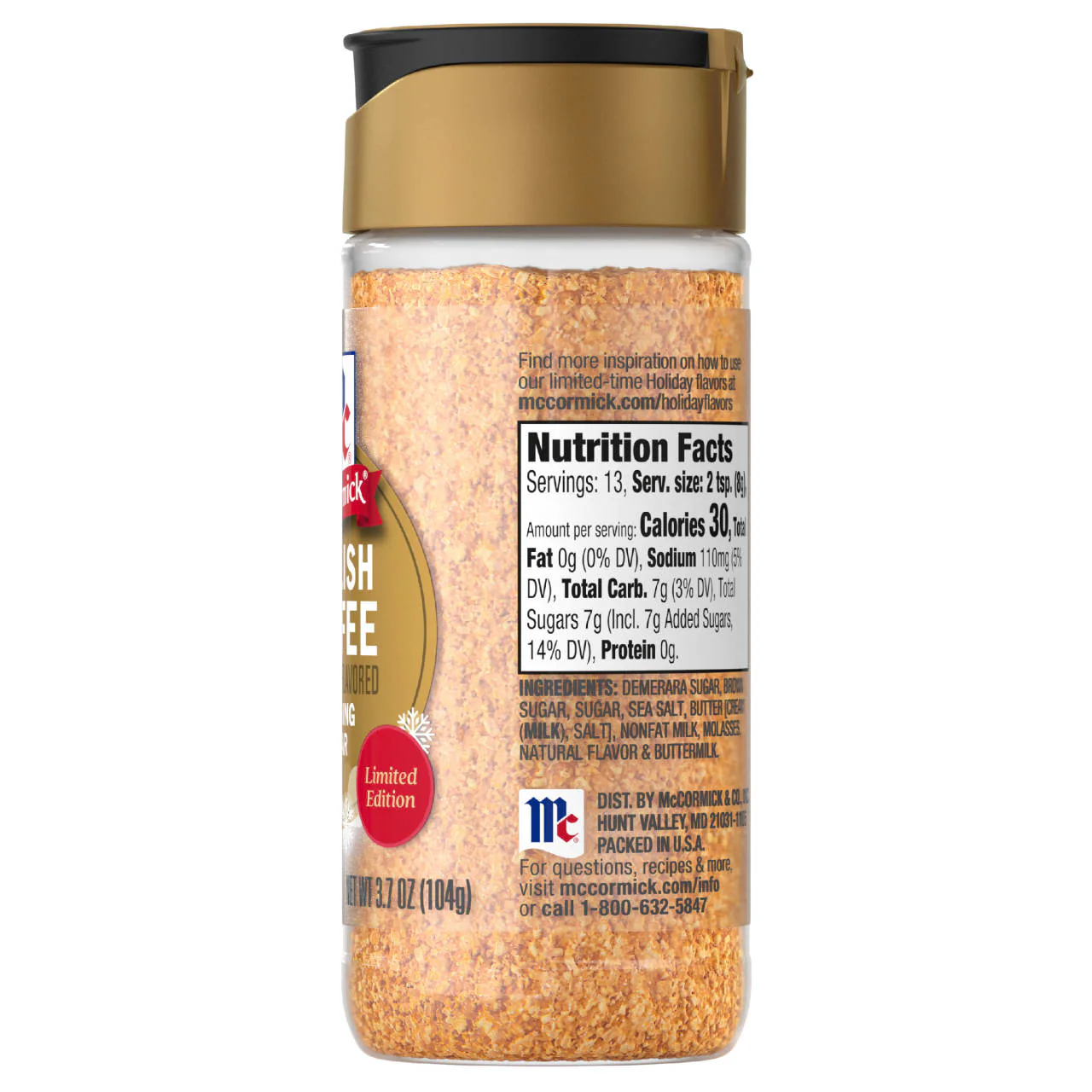 McCormick® Naturally Flavored English Toffee Finishing Sugar, 3.7 oz - Image 20