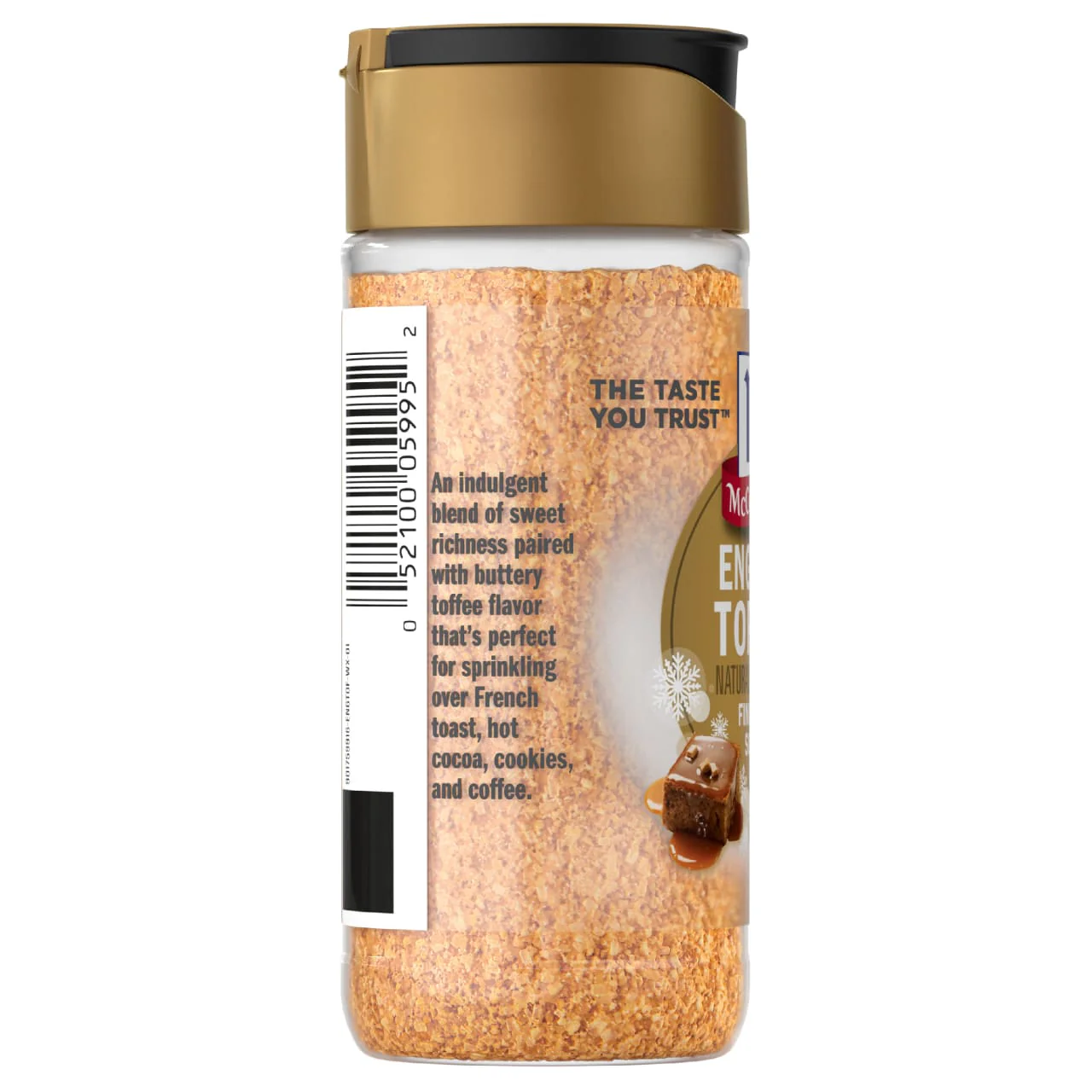McCormick® Naturally Flavored English Toffee Finishing Sugar, 3.7 oz - Image 21