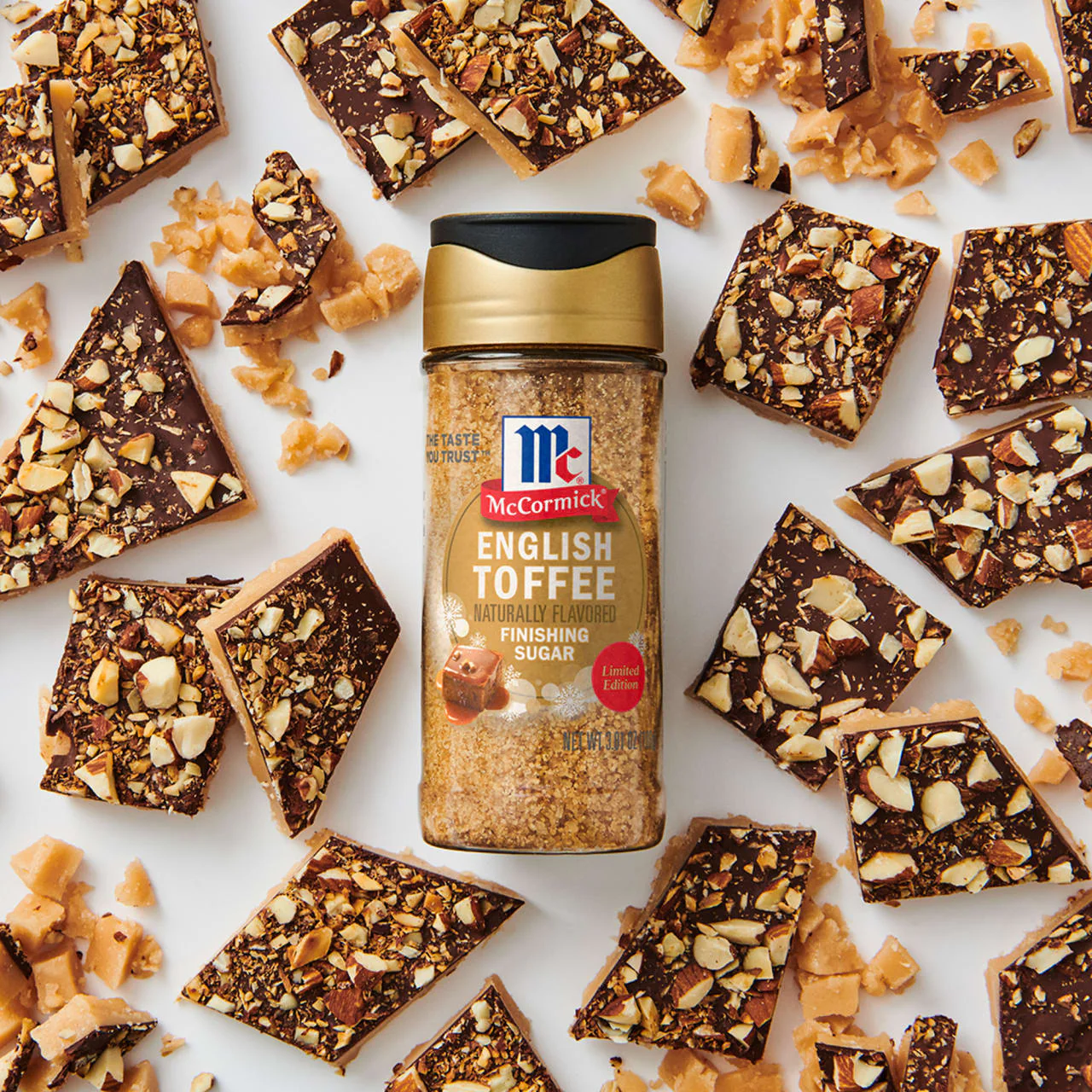 McCormick® Naturally Flavored English Toffee Finishing Sugar, 3.7 oz - Image 7