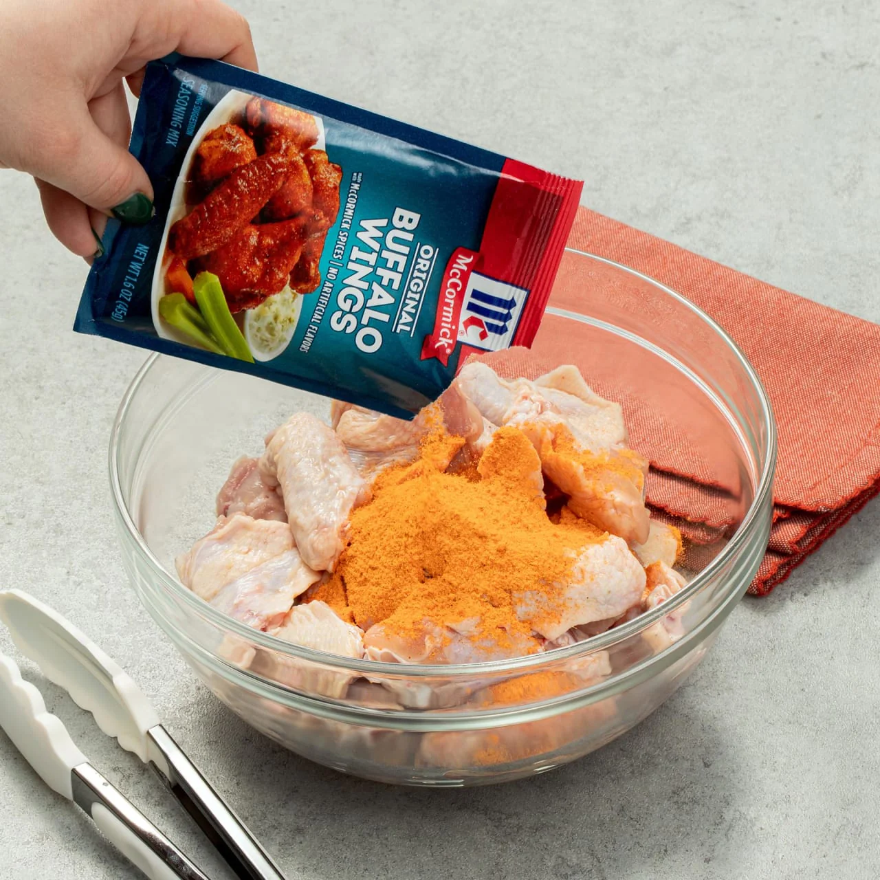 McCormick® Original Buffalo Wings Seasoning Mix, 1.6 oz (6-Pack) - Image 4
