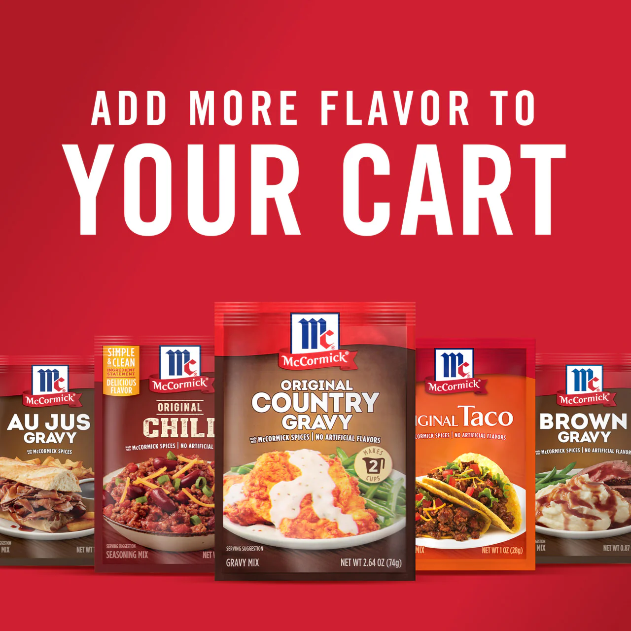 McCormick® Original Country Gravy Mix, 2.640 oz (6-Pack) - Image 20