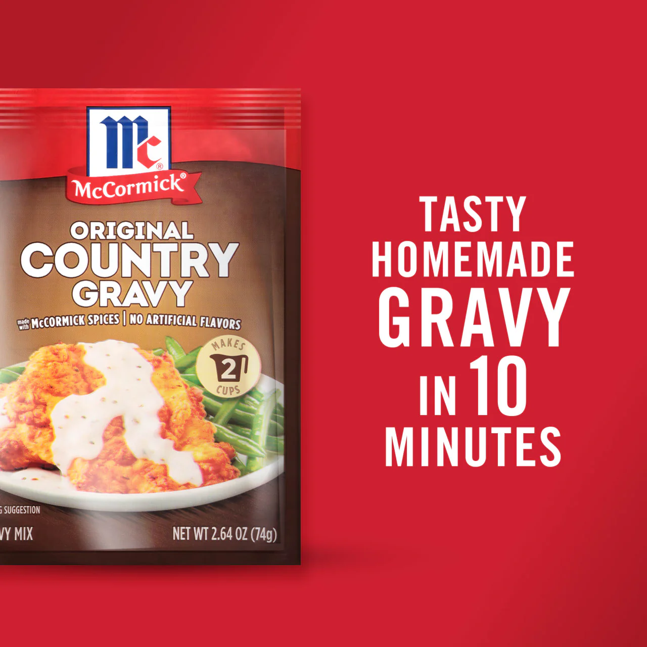 McCormick® Original Country Gravy Mix, 2.640 oz (6-Pack) - Image 3