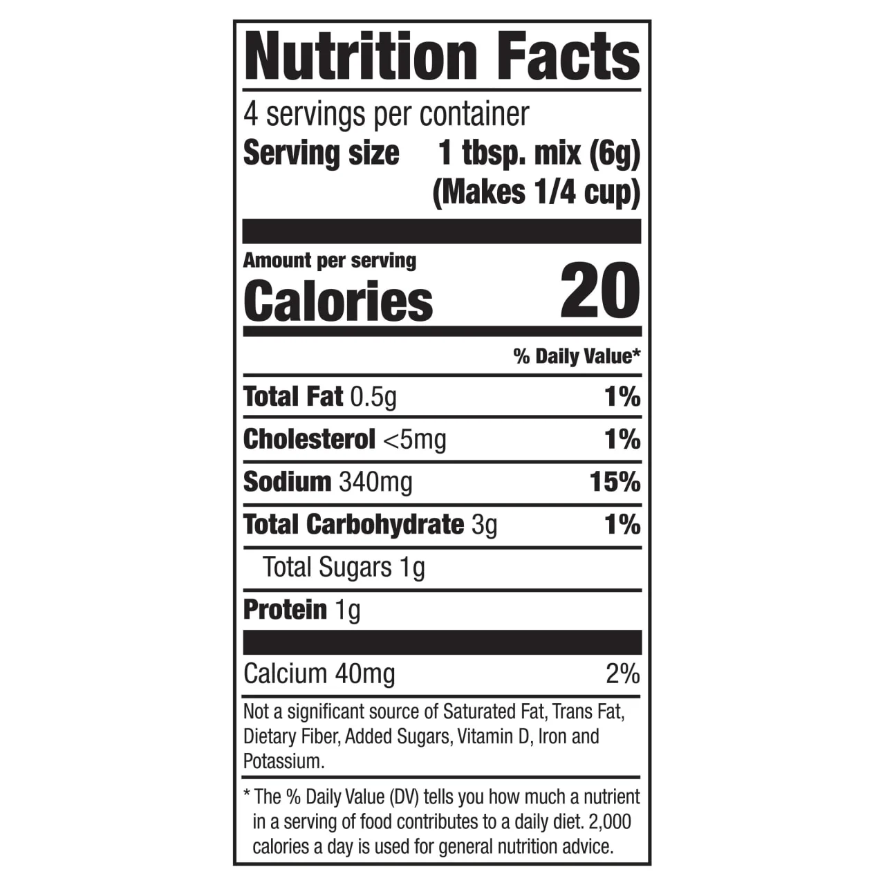 McCormick® Parmesan Garlic Sauce Mix, 0.87 oz (6-Pack) - Image 12