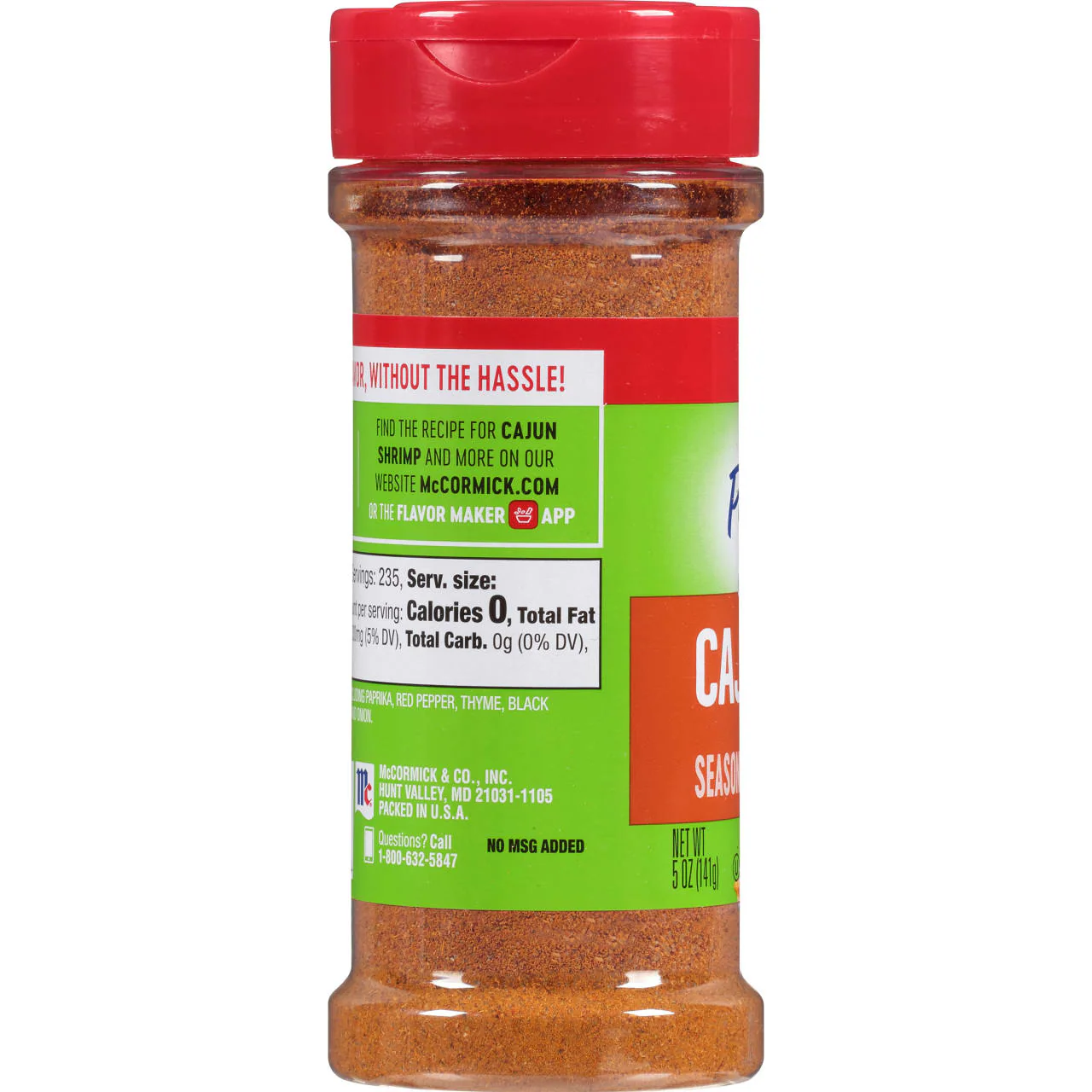 McCormick® Perfect Pinch® Cajun Seasoning, 5 oz - Image 9