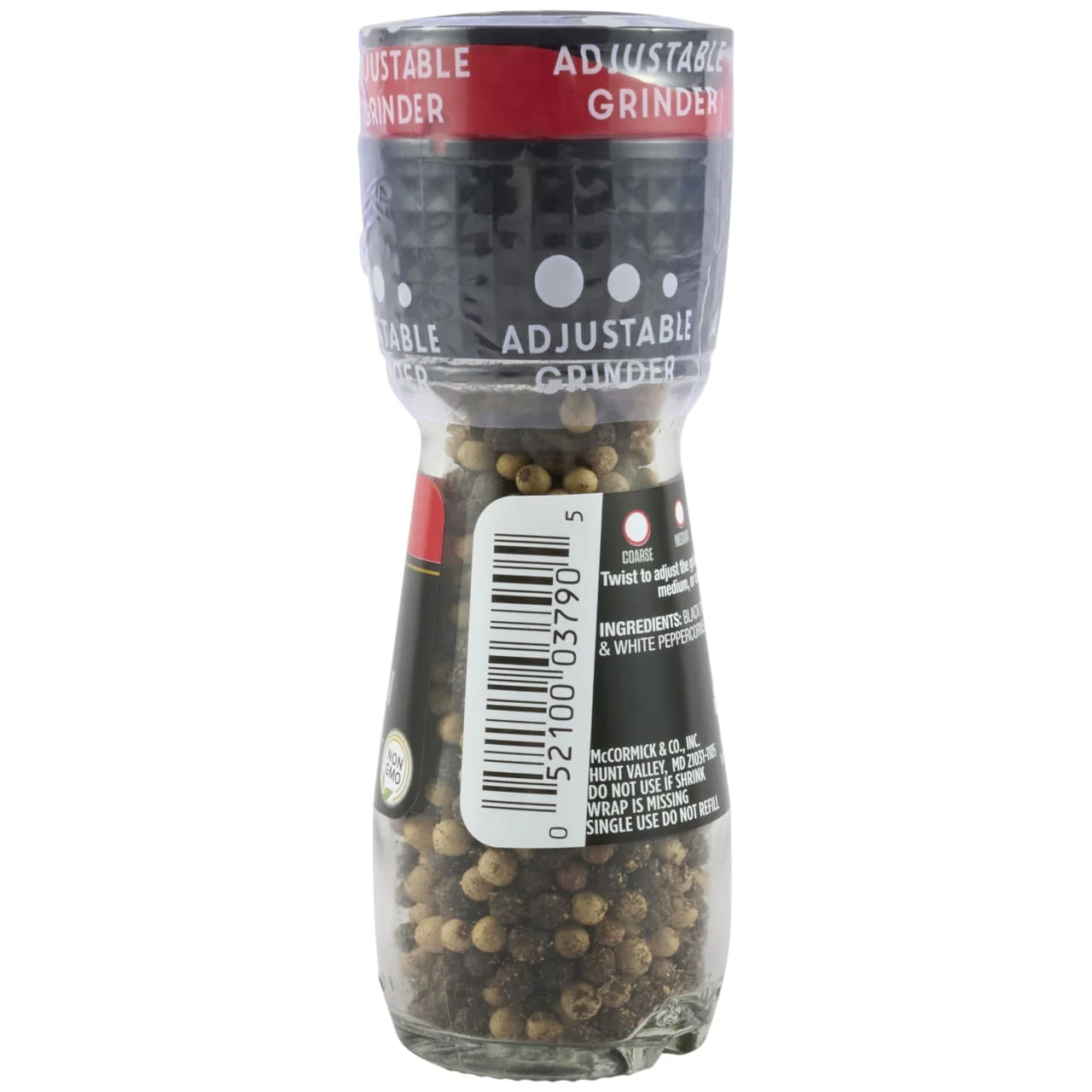 McCormick® Premium Black & White Peppercorn Grinder, 1.26 oz - Image 9