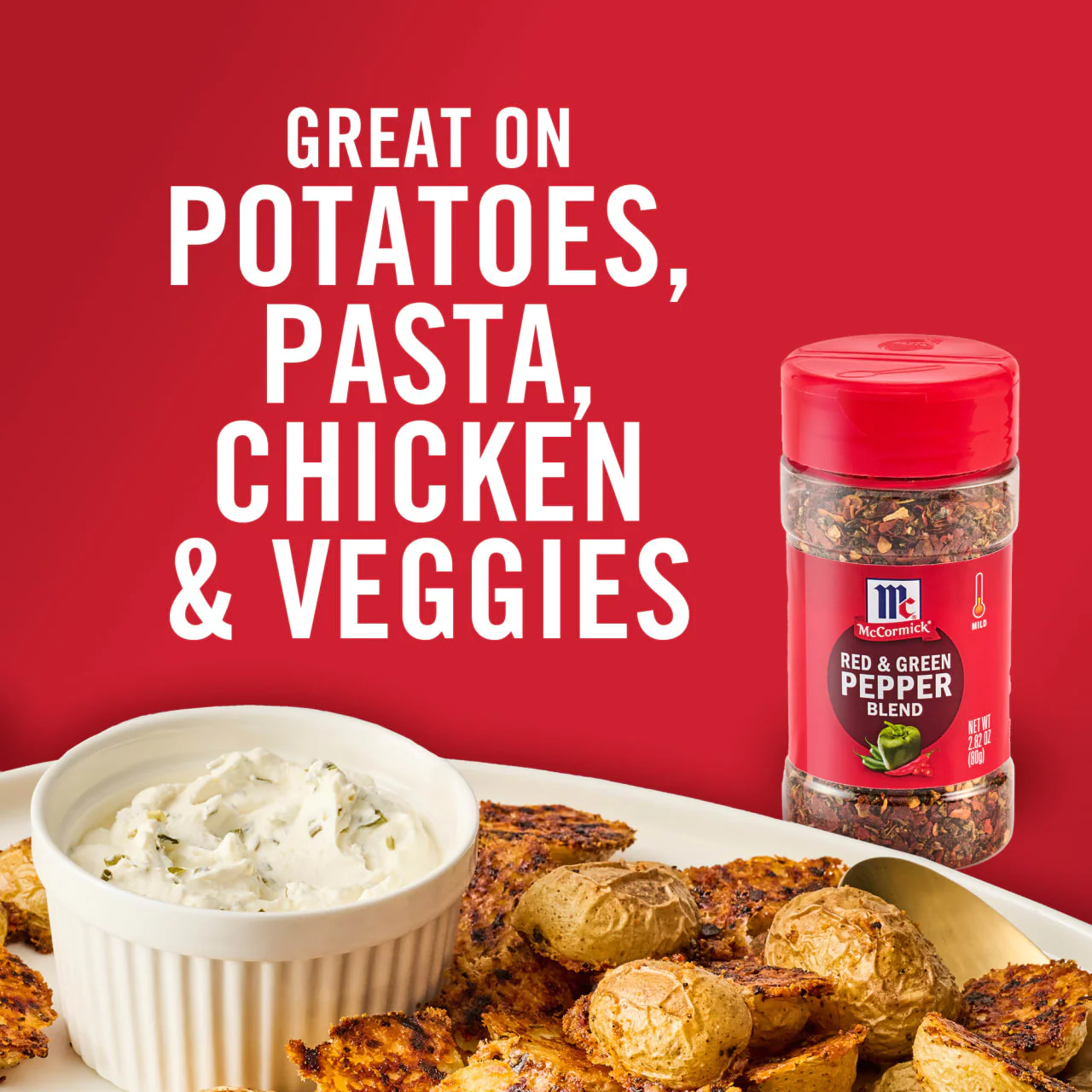 McCormick® Red & Green Pepper Blend Seasoning, 2.82 oz - Image 5