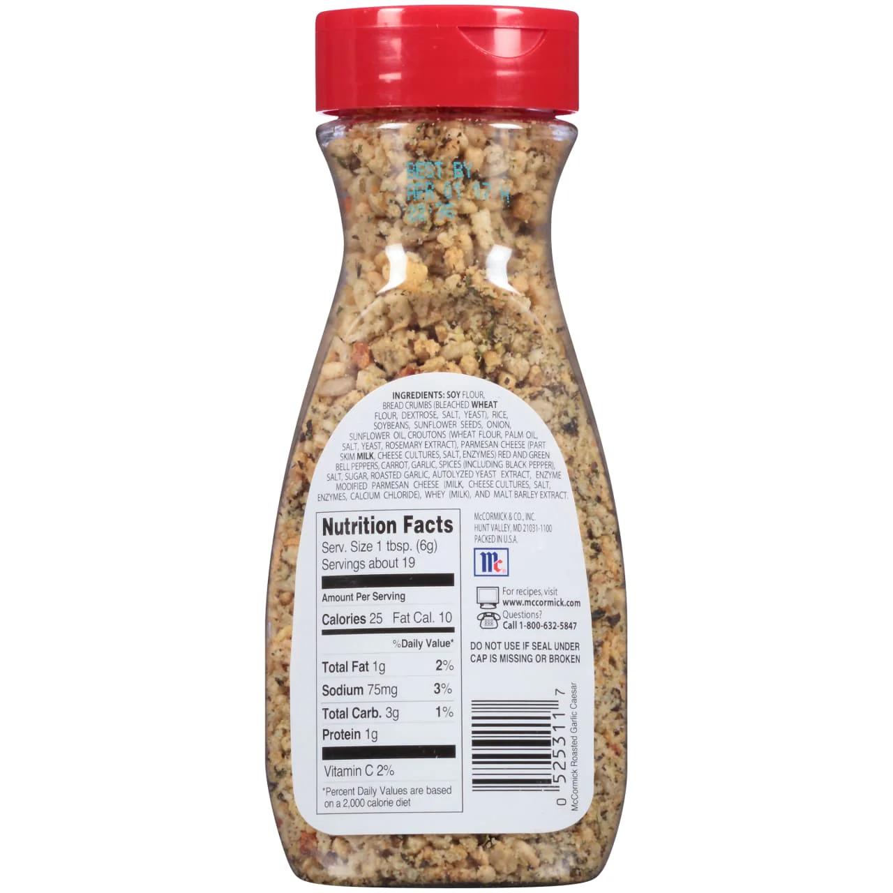 McCormick® Roasted Garlic Caesar Salad Toppins', 4.12 oz - Image 7