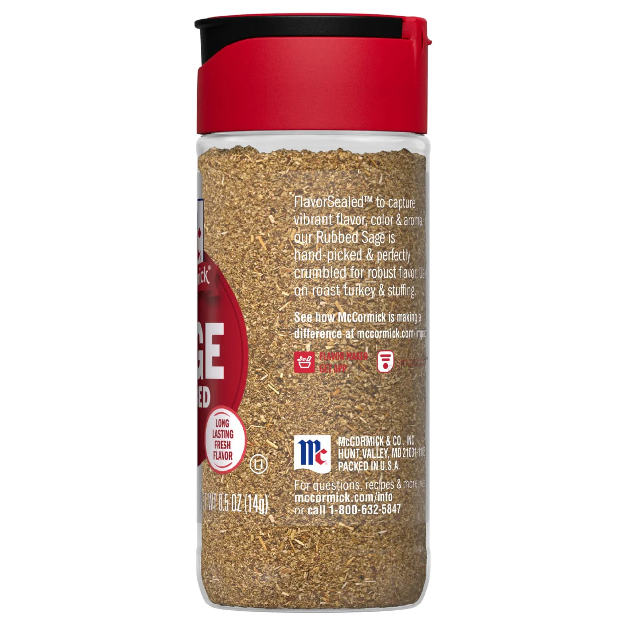 McCormick® Rubbed Sage, 0.5 oz - Image 17