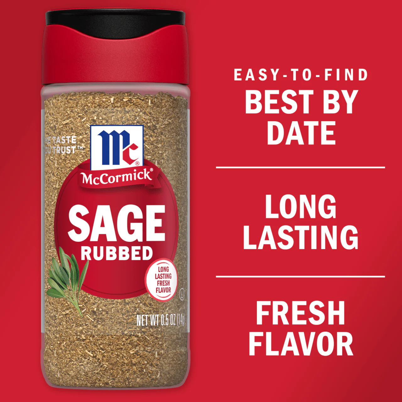 McCormick® Rubbed Sage, 0.5 oz - Image 5