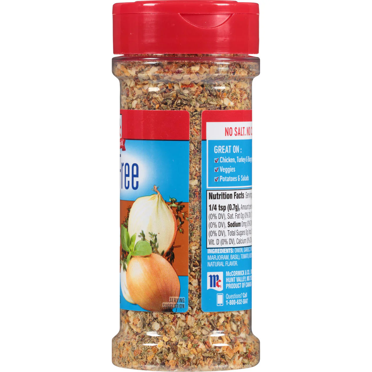 McCormick® Salt Free Onion and Herb Seasoning, 4.16 oz - Image 9