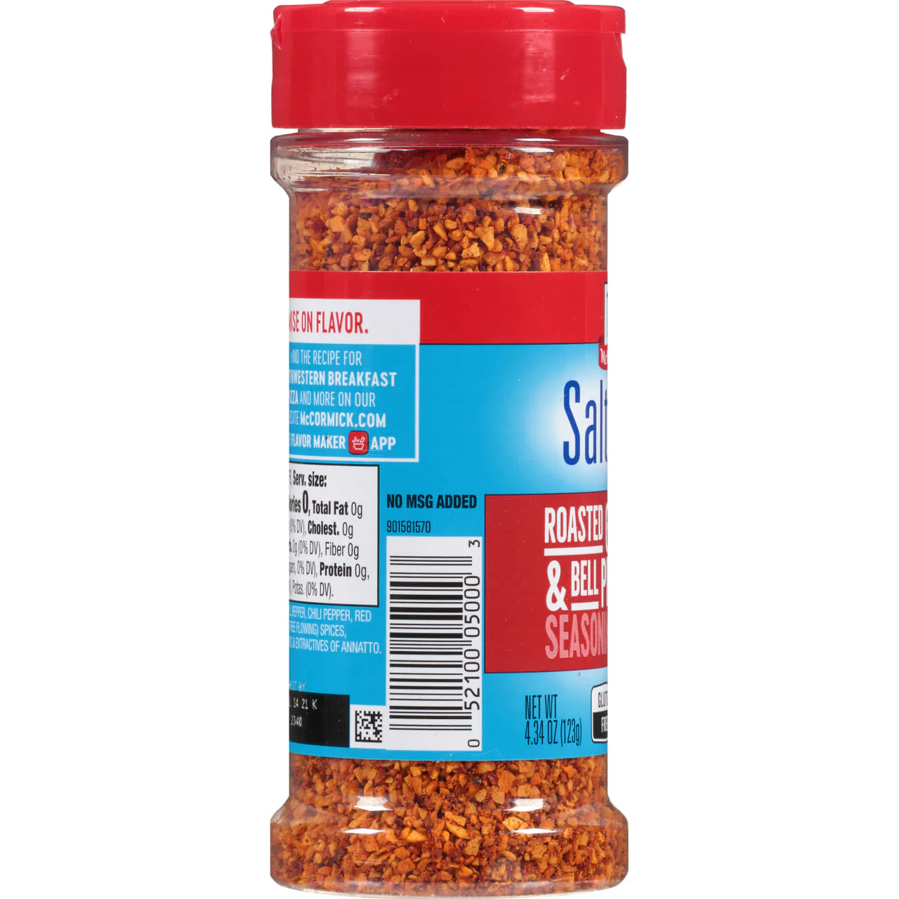 McCormick® Salt Free Roasted Garlic and Bell Pepper Seasoning, 4.34 oz - Image 9