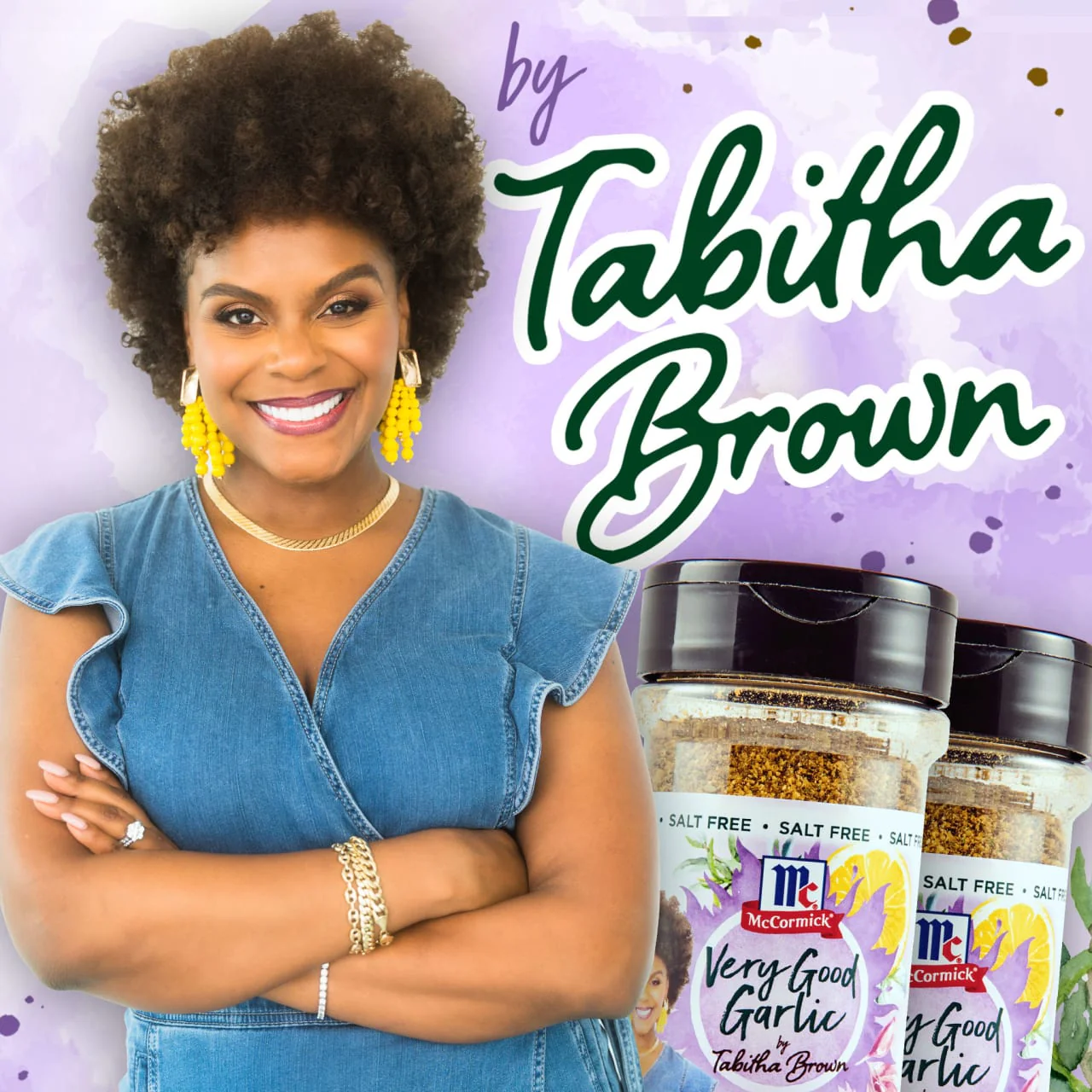 McCormick® Salt Free Very Good Garlic by Tabitha Brown All Purpose Seasoning, 4.87 oz - Image 3