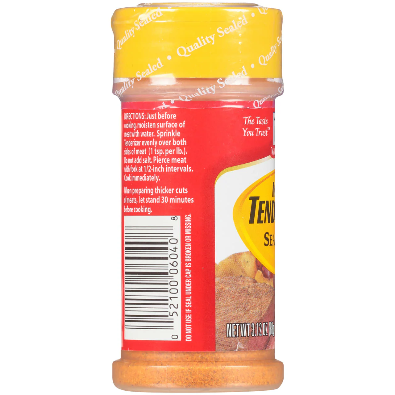 McCormick® Seasoned Meat Tenderizer, 3.12 oz - Image 10