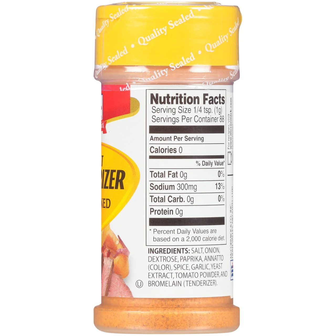 McCormick® Seasoned Meat Tenderizer, 3.12 oz - Image 9