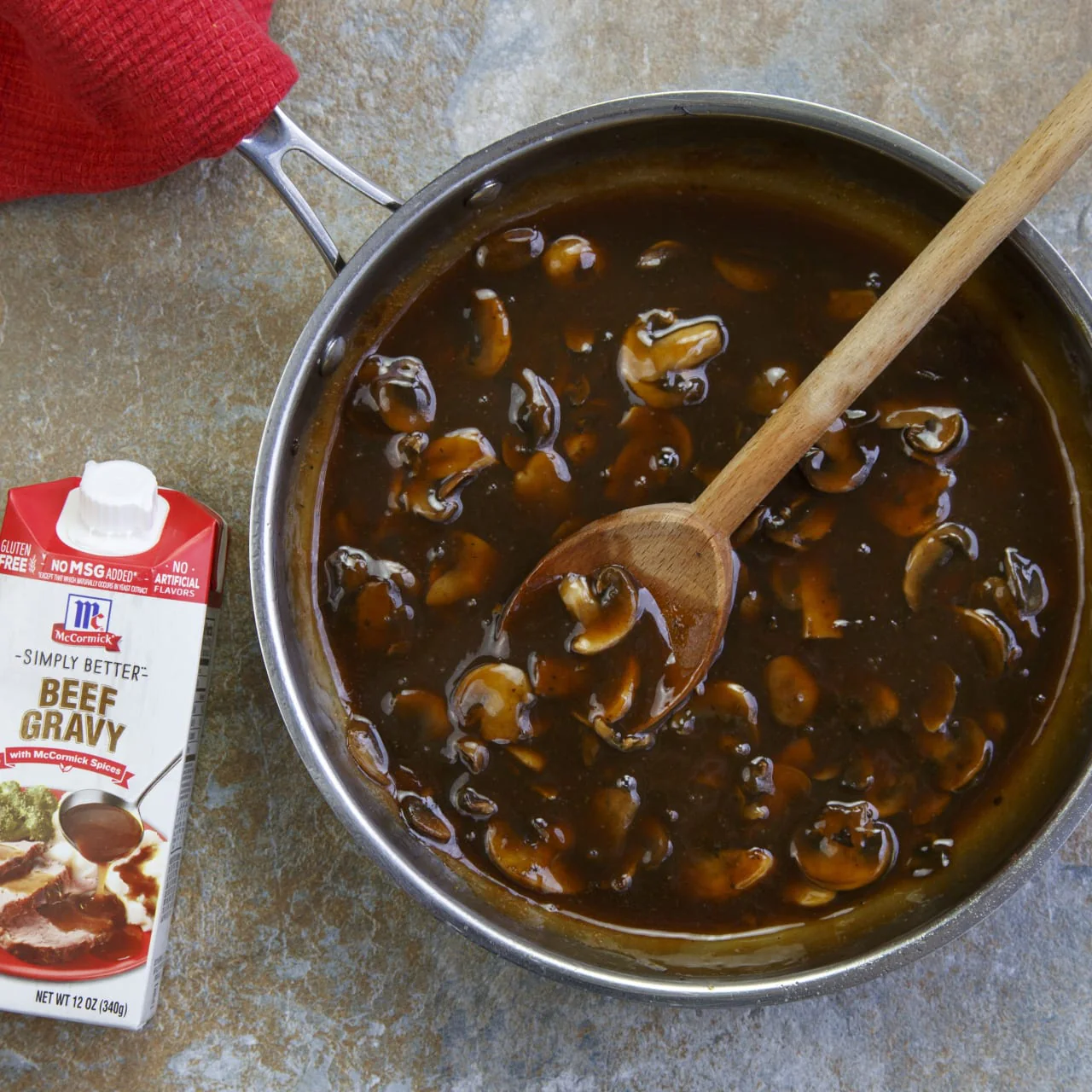 McCormick® Simply Better Beef Gravy, 12 oz - Image 4
