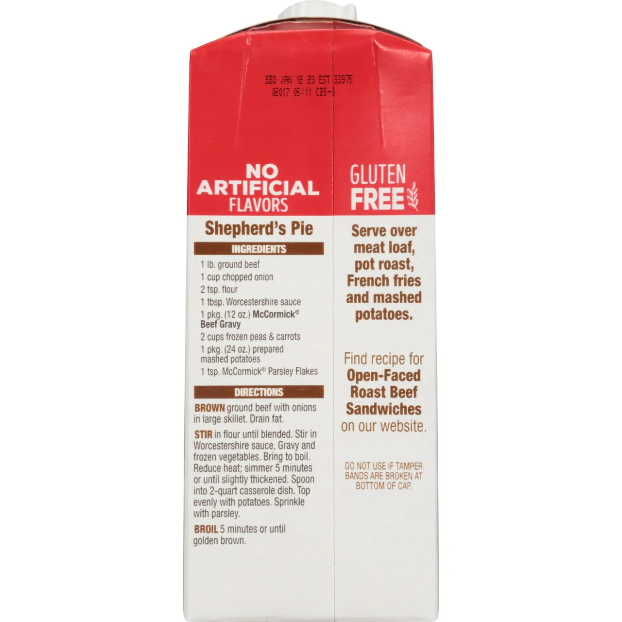 McCormick® Simply Better Beef Gravy, 12 oz - Image 7