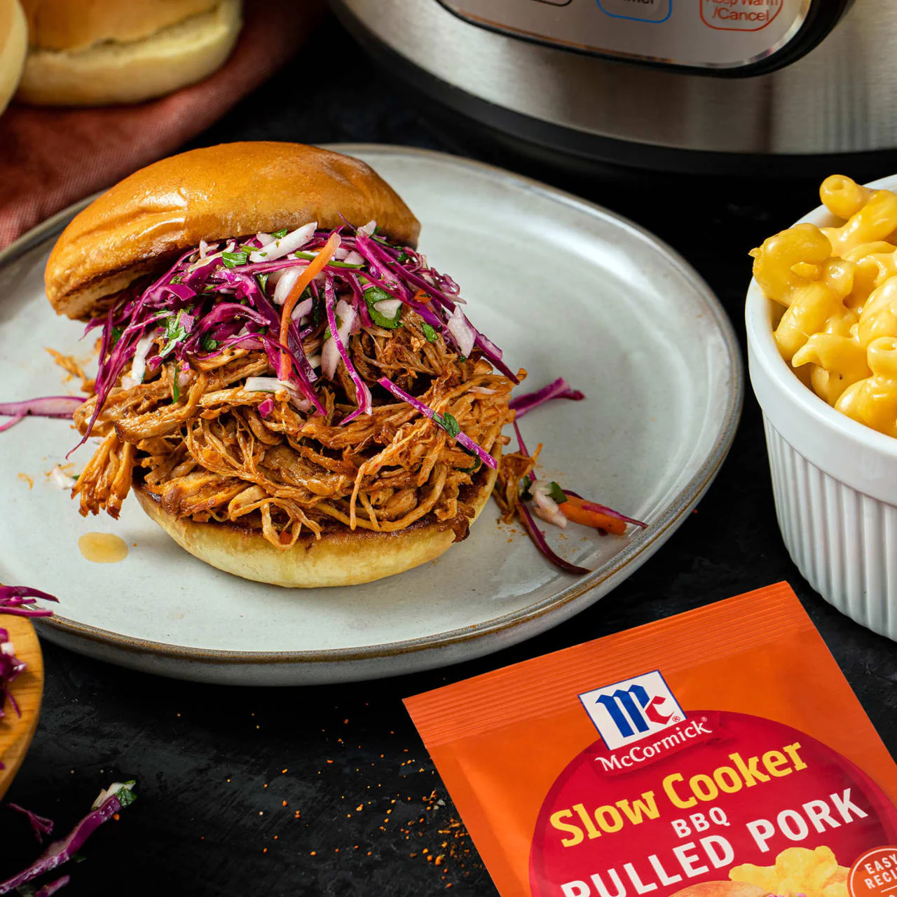 McCormick® Slow Cooker Barbecue Pulled Pork Seasoning Mix, 1.6 oz (6-Pack) - Image 2