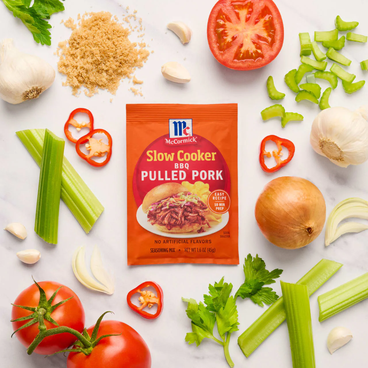 McCormick® Slow Cooker Barbecue Pulled Pork Seasoning Mix, 1.6 oz (6-Pack) - Image 8