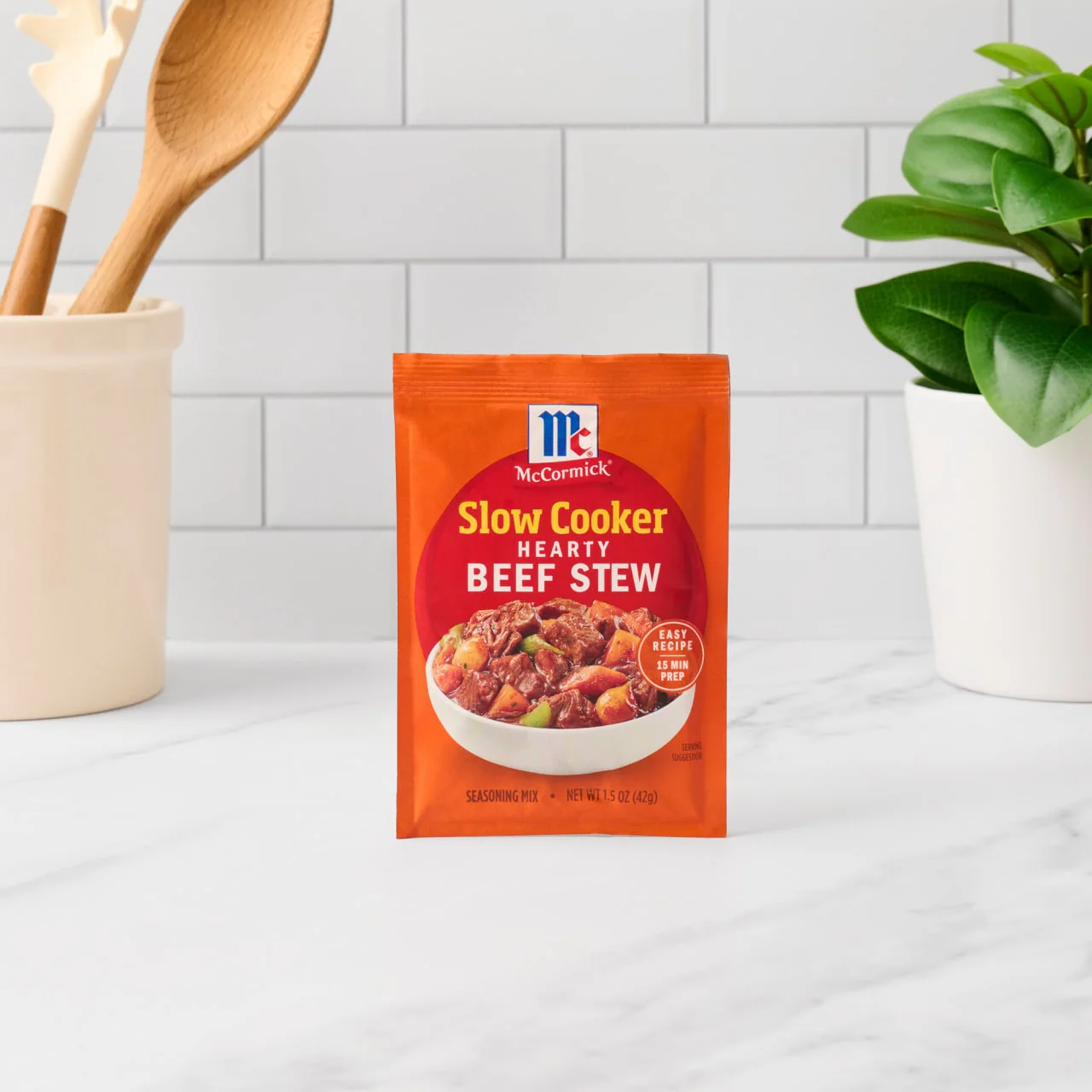 McCormick® Slow Cooker Hearty Beef Stew Seasoning Mix, 1.5 oz (6-Pack) - Image 17