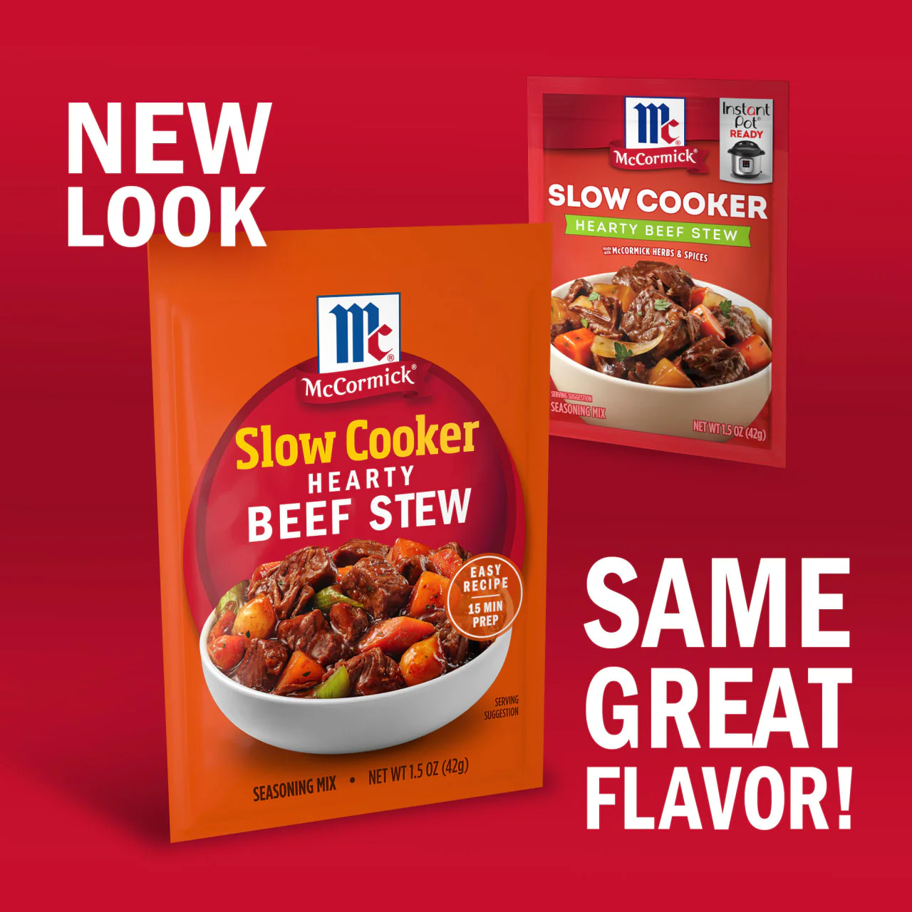 McCormick® Slow Cooker Hearty Beef Stew Seasoning Mix, 1.5 oz (6-Pack) - Image 3