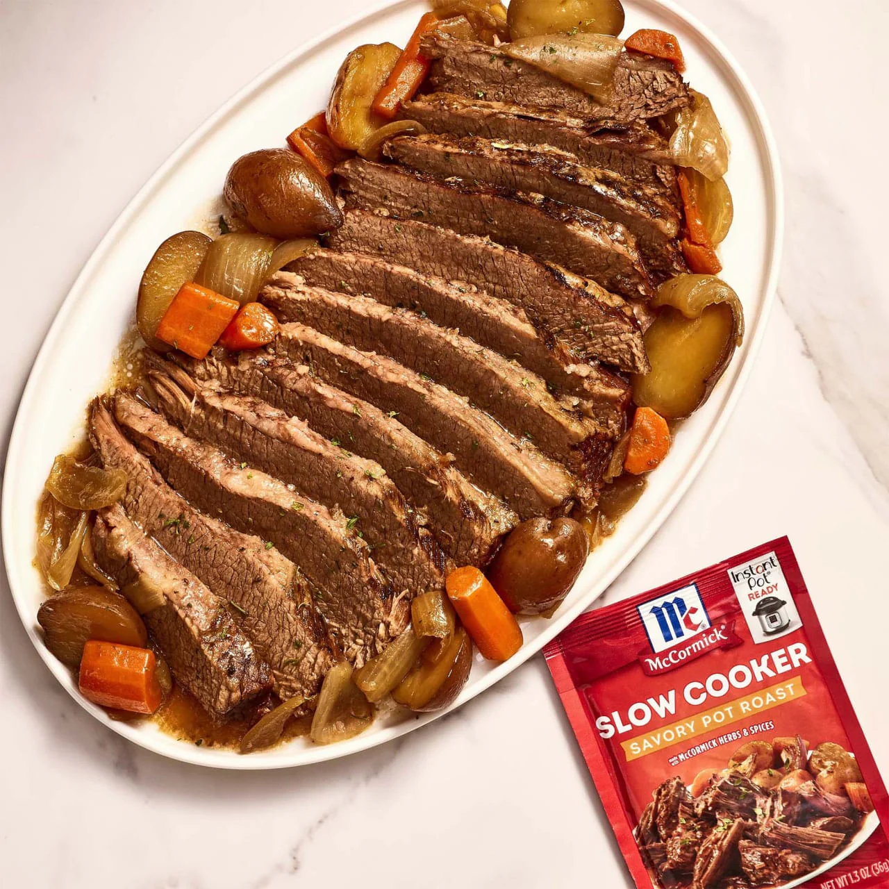 McCormick® Slow Cooker Savory Pot Roast Seasoning Mix, 1.3 oz (6-Pack) - Image 14