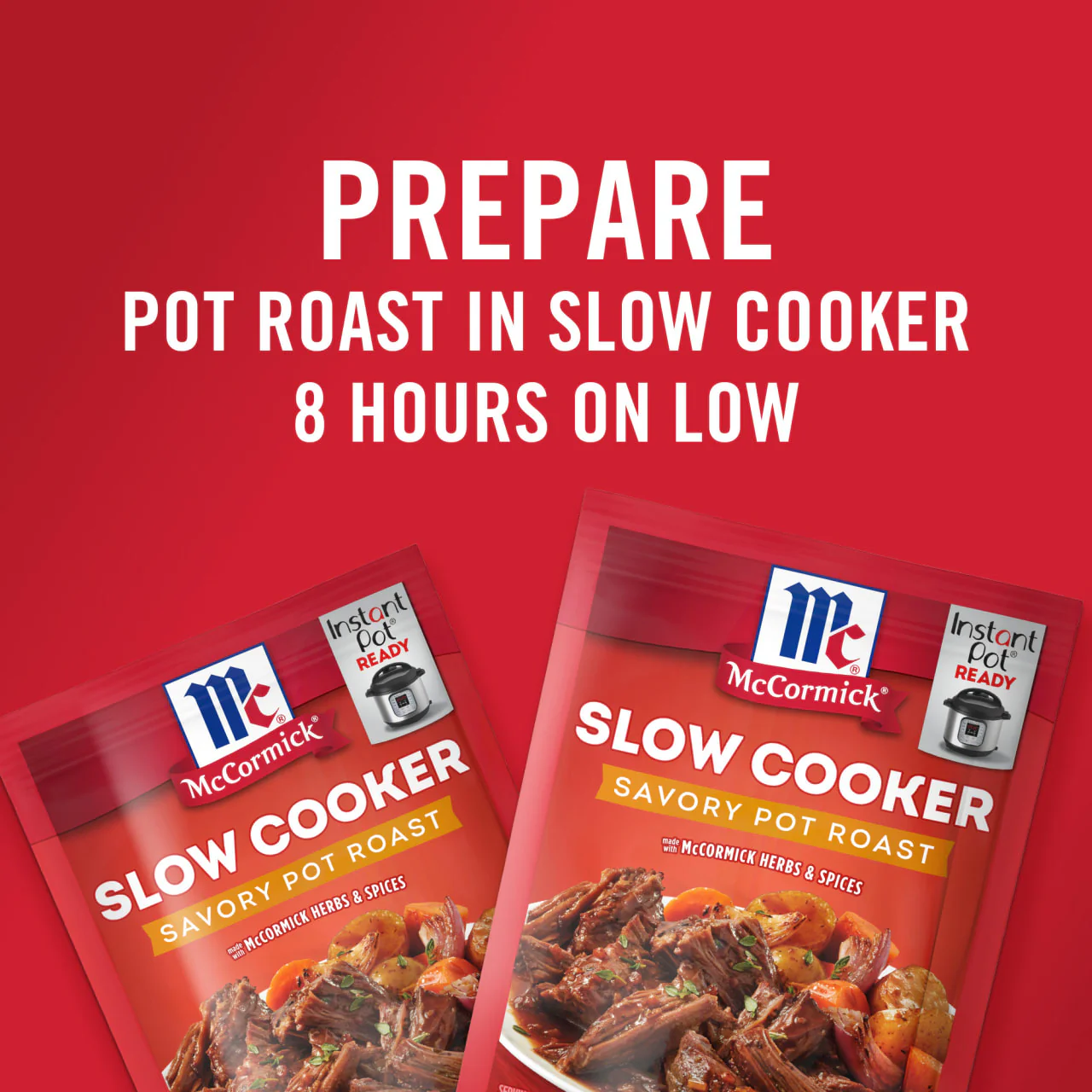 McCormick® Slow Cooker Savory Pot Roast Seasoning Mix, 1.3 oz (6-Pack) - Image 17