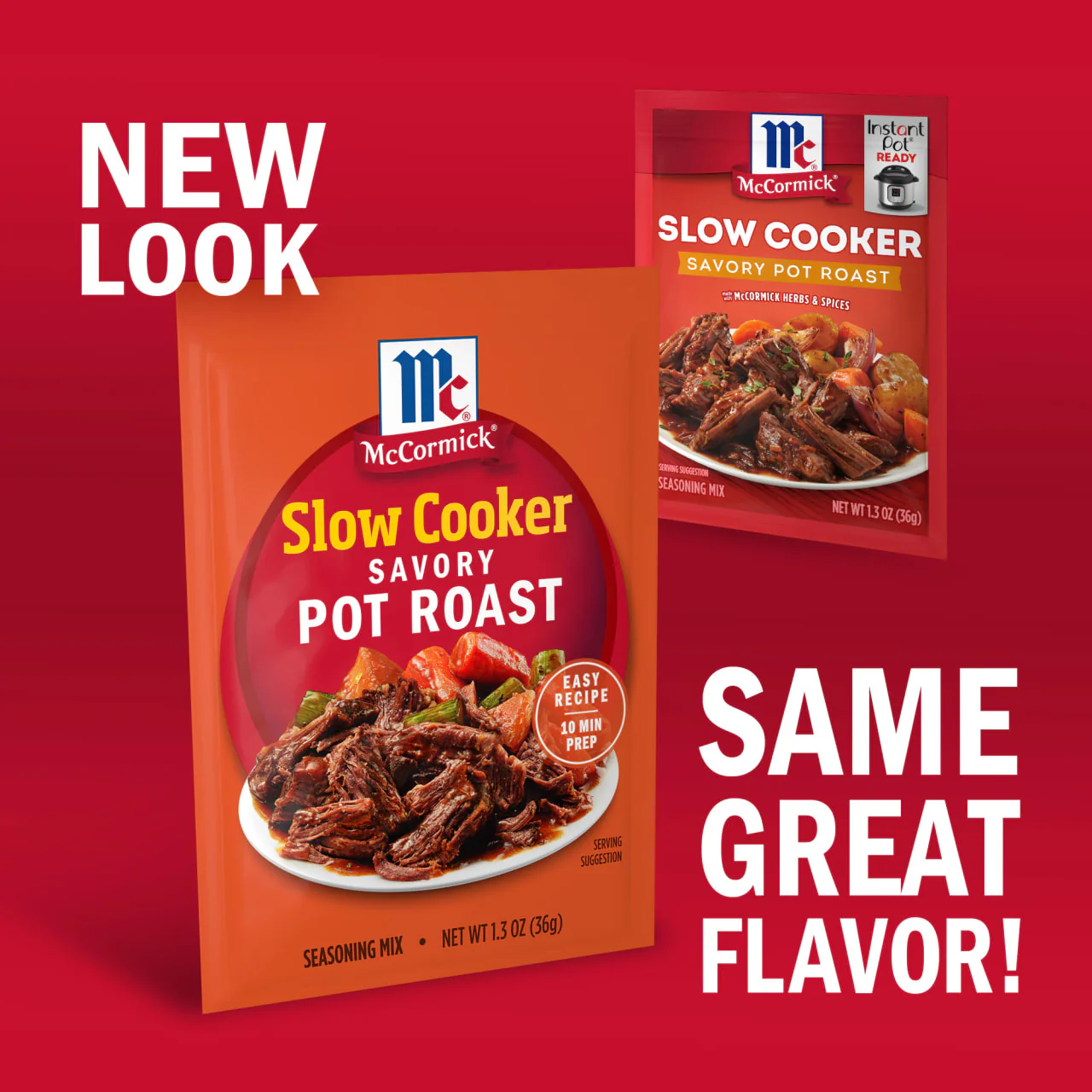 McCormick® Slow Cooker Savory Pot Roast Seasoning Mix, 1.3 oz (6-Pack) - Image 3