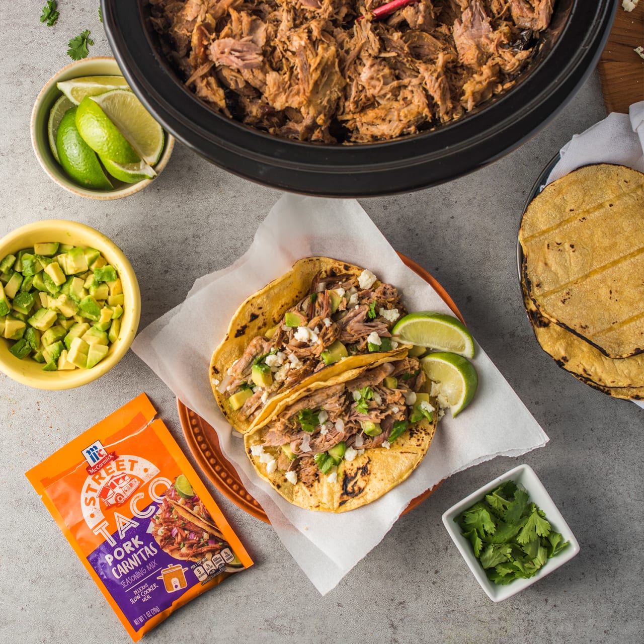 McCormick® Street Taco Pork Carnitas Seasoning Mix, 1 oz - Image 8
