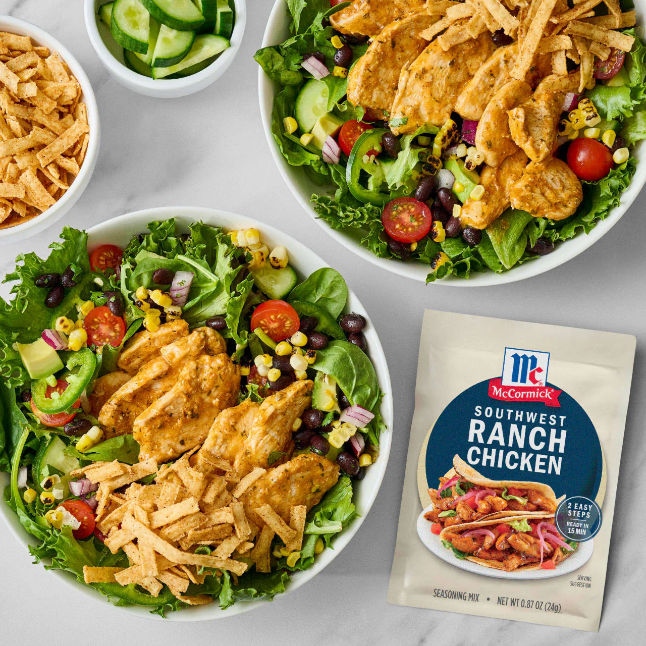 McCormick® Street Taco Southwest Ranch Chicken Seasoning Mix, 0.87 oz (6-Pack) - Image 16