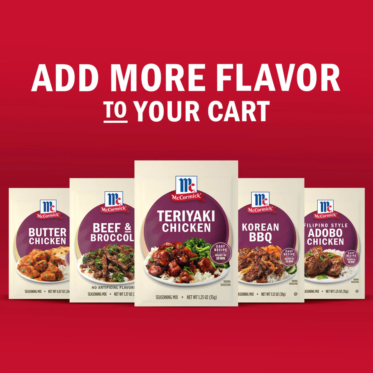 McCormick® Teriyaki Chicken Instant Pot Seasoning Mix, 1.25 oz - Image 13