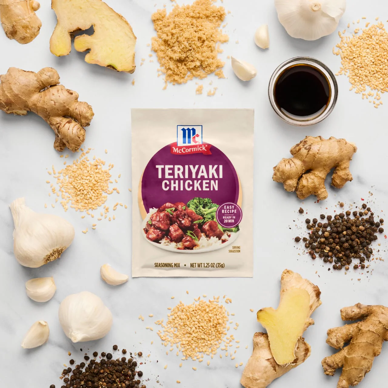 McCormick® Teriyaki Chicken Instant Pot Seasoning Mix, 1.25 oz - Image 8