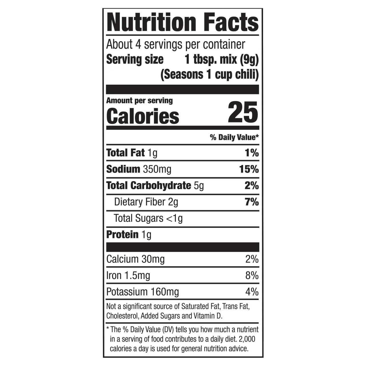 McCormick® Tex-Mex Chili Seasoning Mix, 1.25 oz (6-Pack) - Image 12