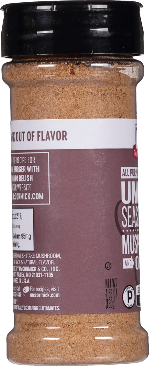 McCormick® Umami Seasoning with Mushrooms and Onion All Purpose Seasoning, 4.59 oz - Image 10