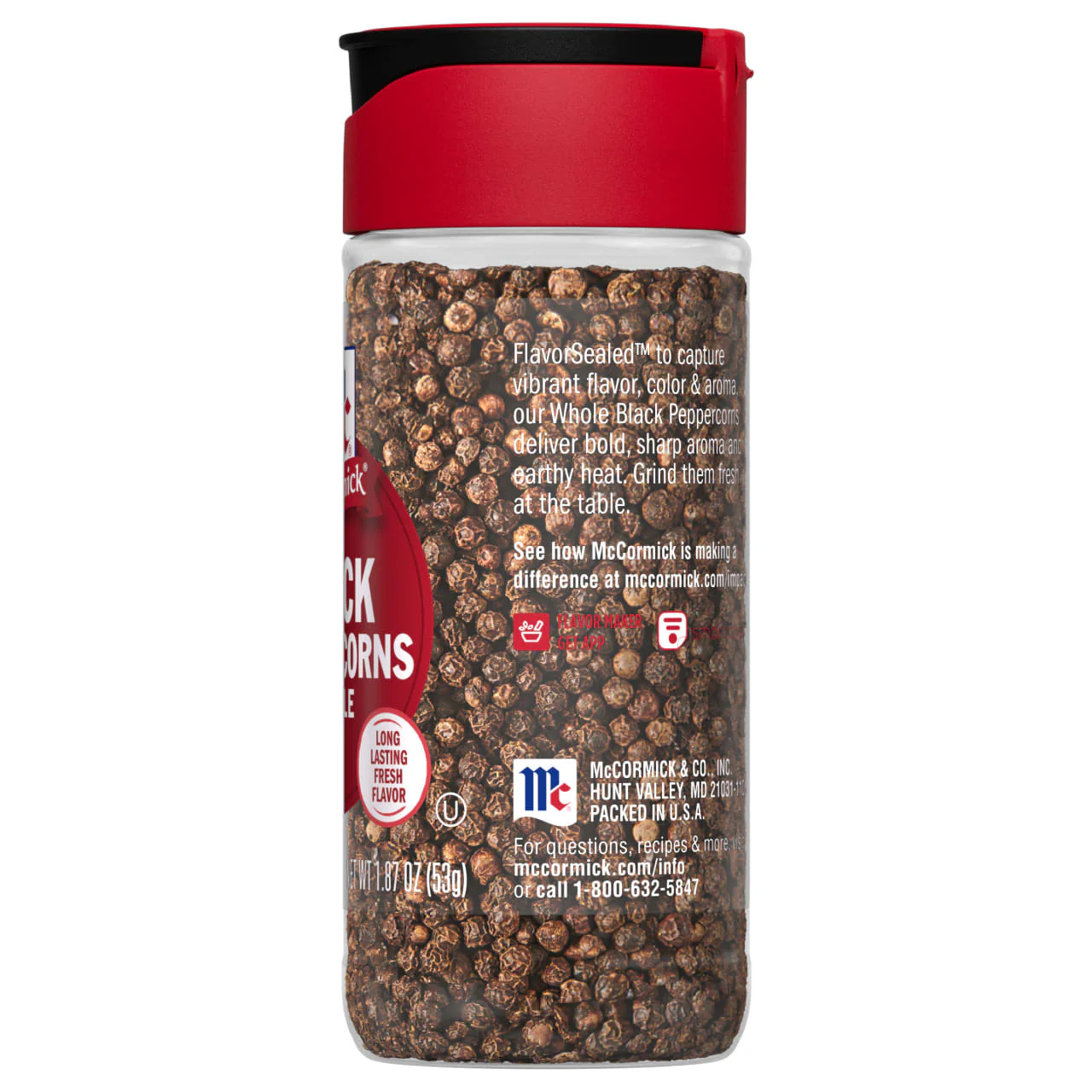 McCormick® Whole Black Pepper, 1.87 oz - Image 16