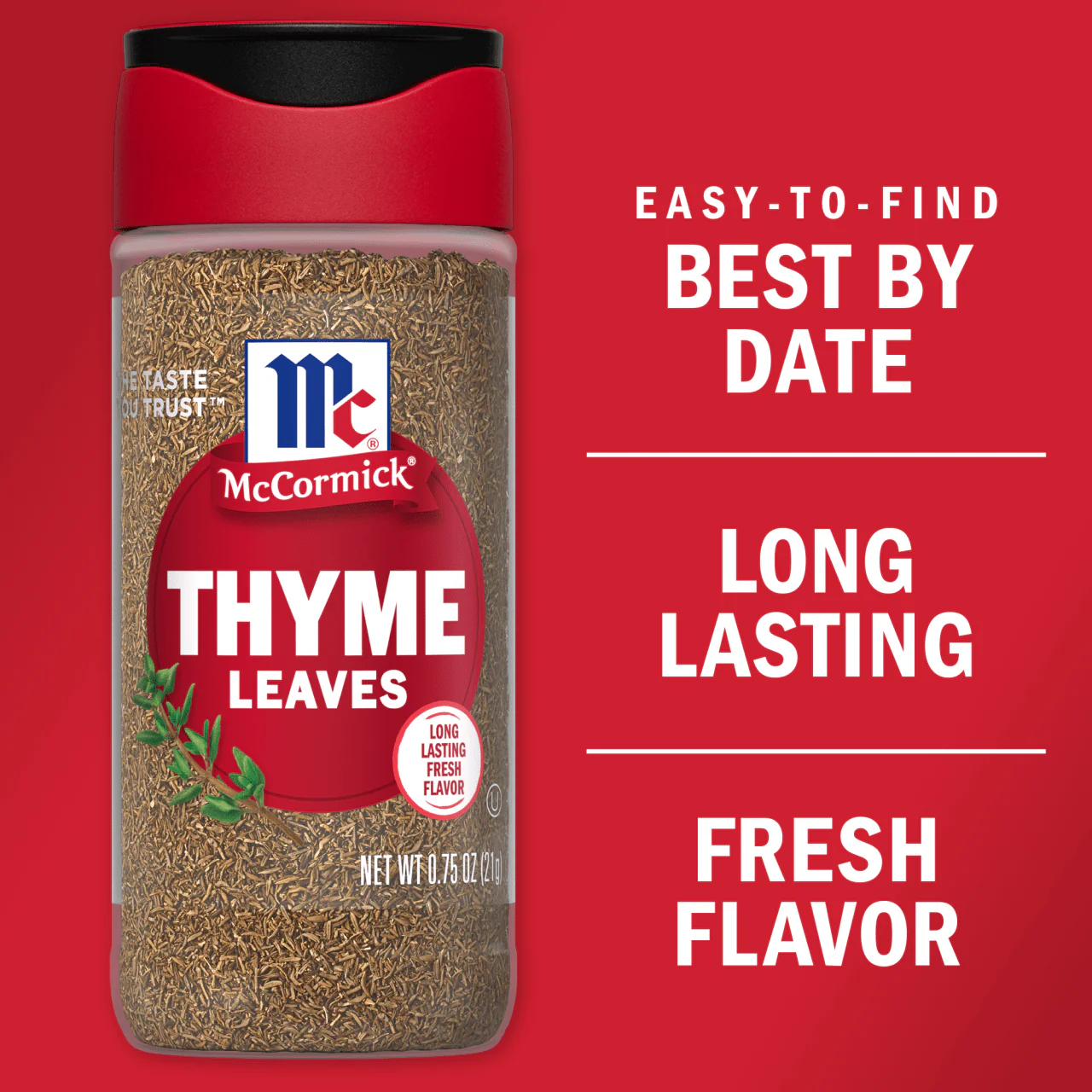 McCormick® Whole Thyme Leaves, 0.75 oz - Image 5