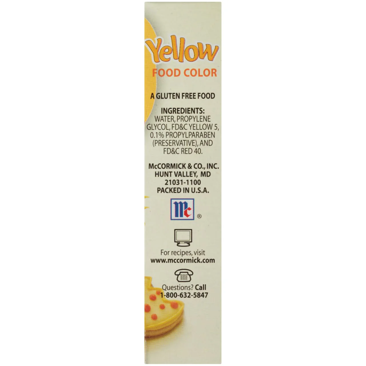 McCormick® Yellow Food Color, 1 fl oz - Image 9