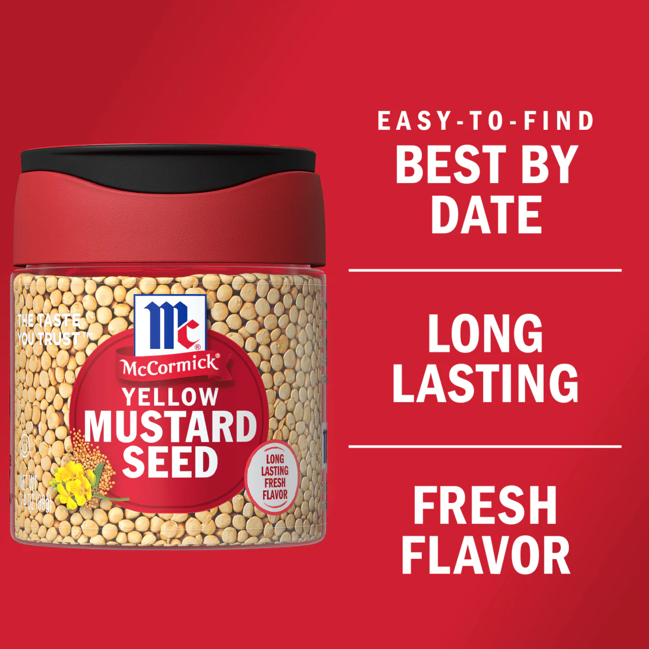 McCormick® Yellow Mustard Seed, 1.4 oz - Image 9
