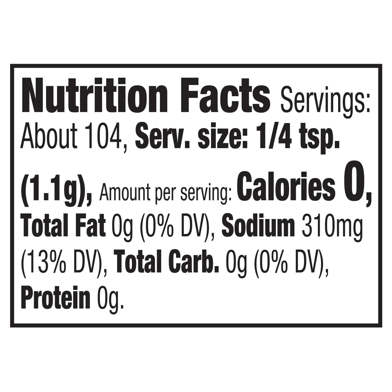 McCormick® Ranch Finishing Salt, 4.03 oz - Image 11