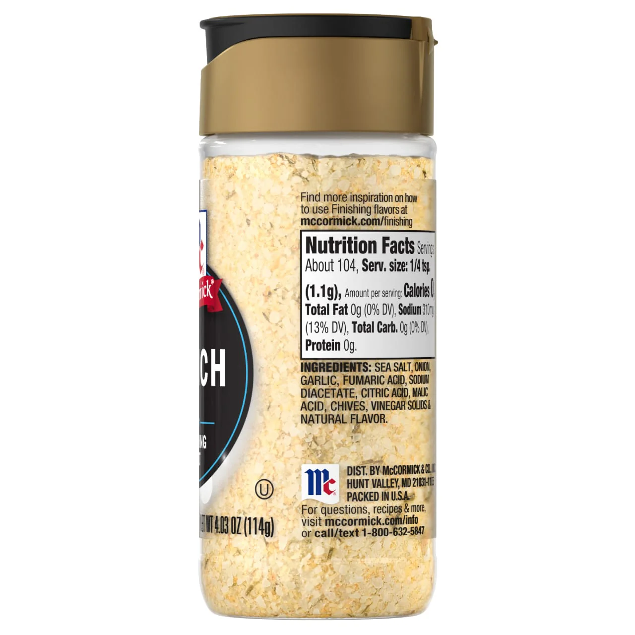 McCormick® Ranch Finishing Salt, 4.03 oz - Image 20