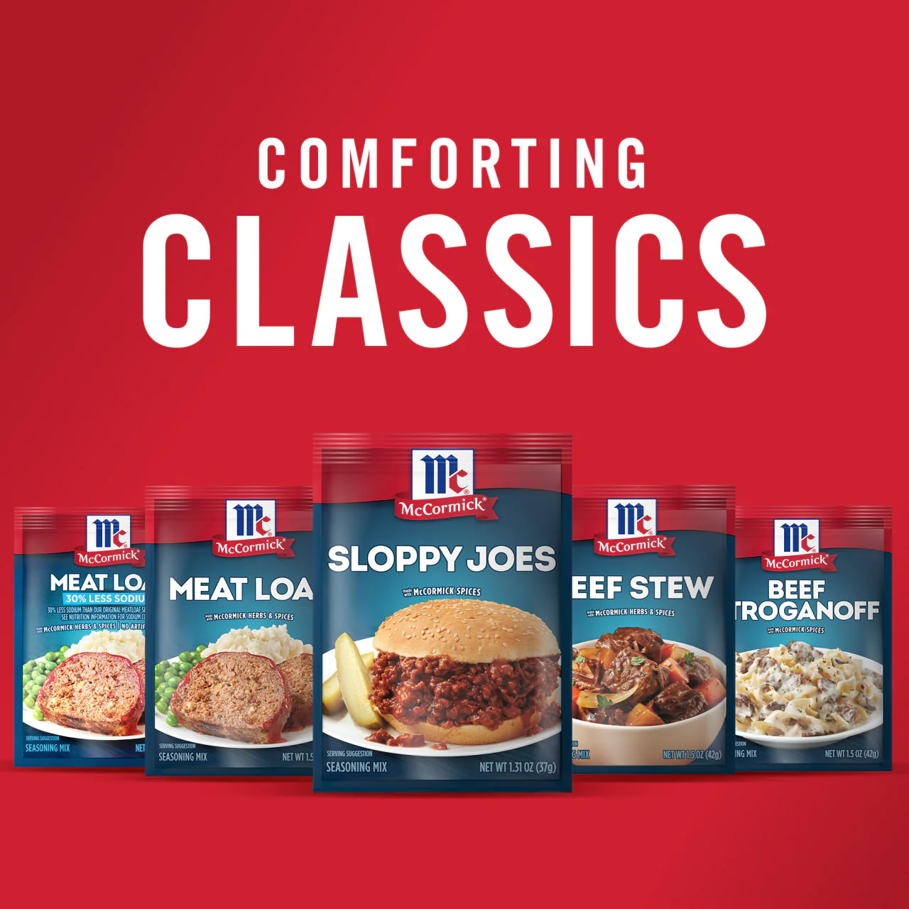 McCormick® Sloppy Joes Seasoning Mix, 1.31 oz (6-Pack) - Image 12